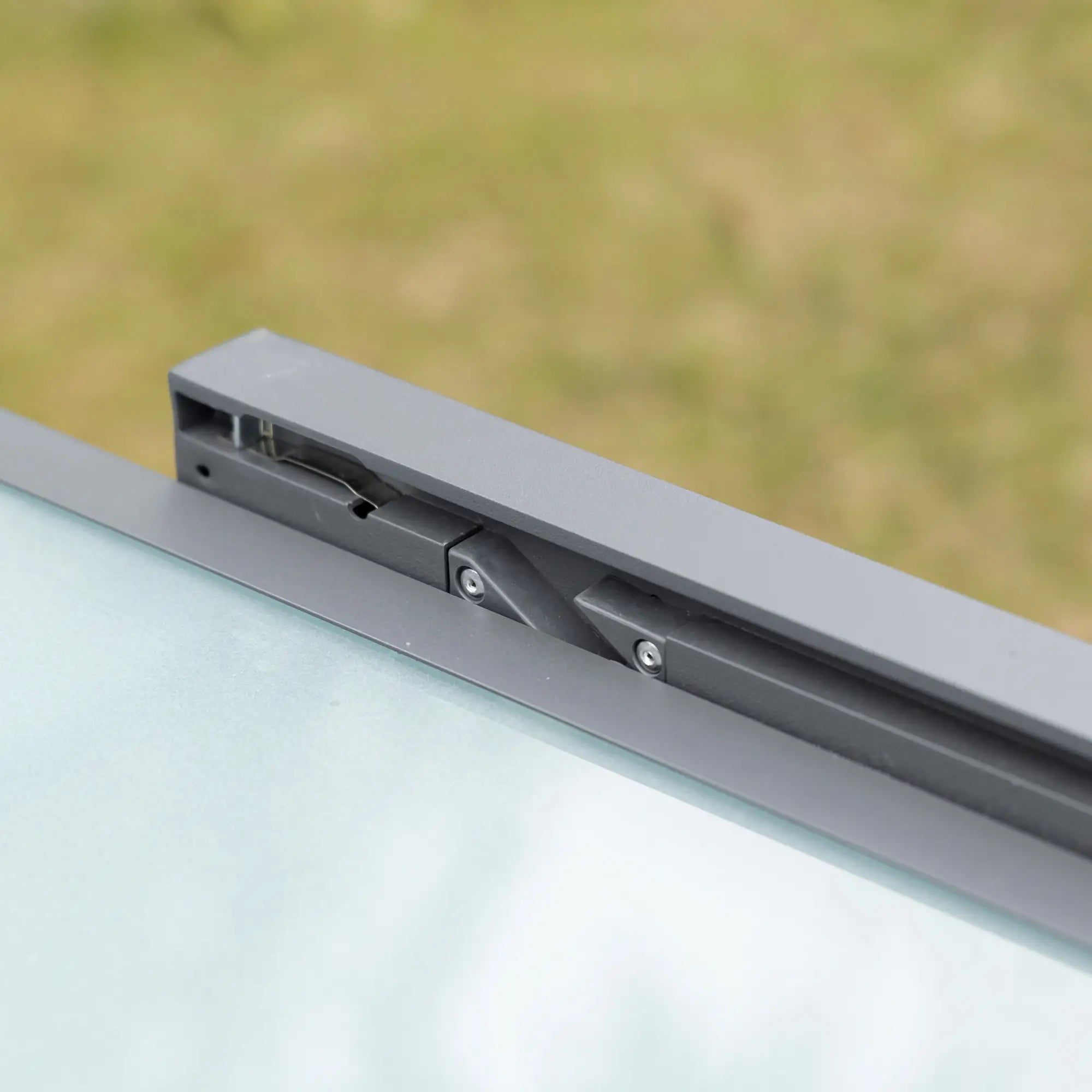 Outsunny Gartentisch ausziehbar gehärtetes Glas Outdoor Esstisch