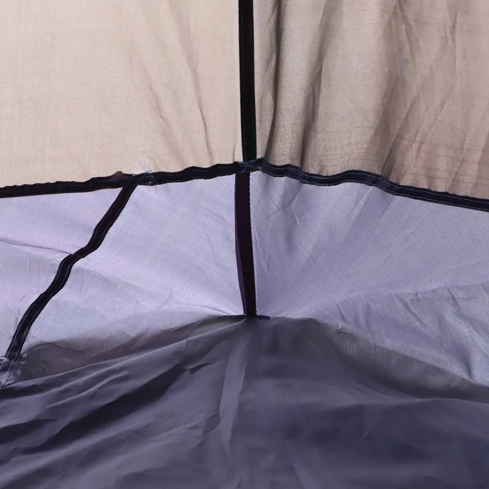 Outsunny Campingzelt 3–4 Personen, Kuppelzelt grau-schwarz