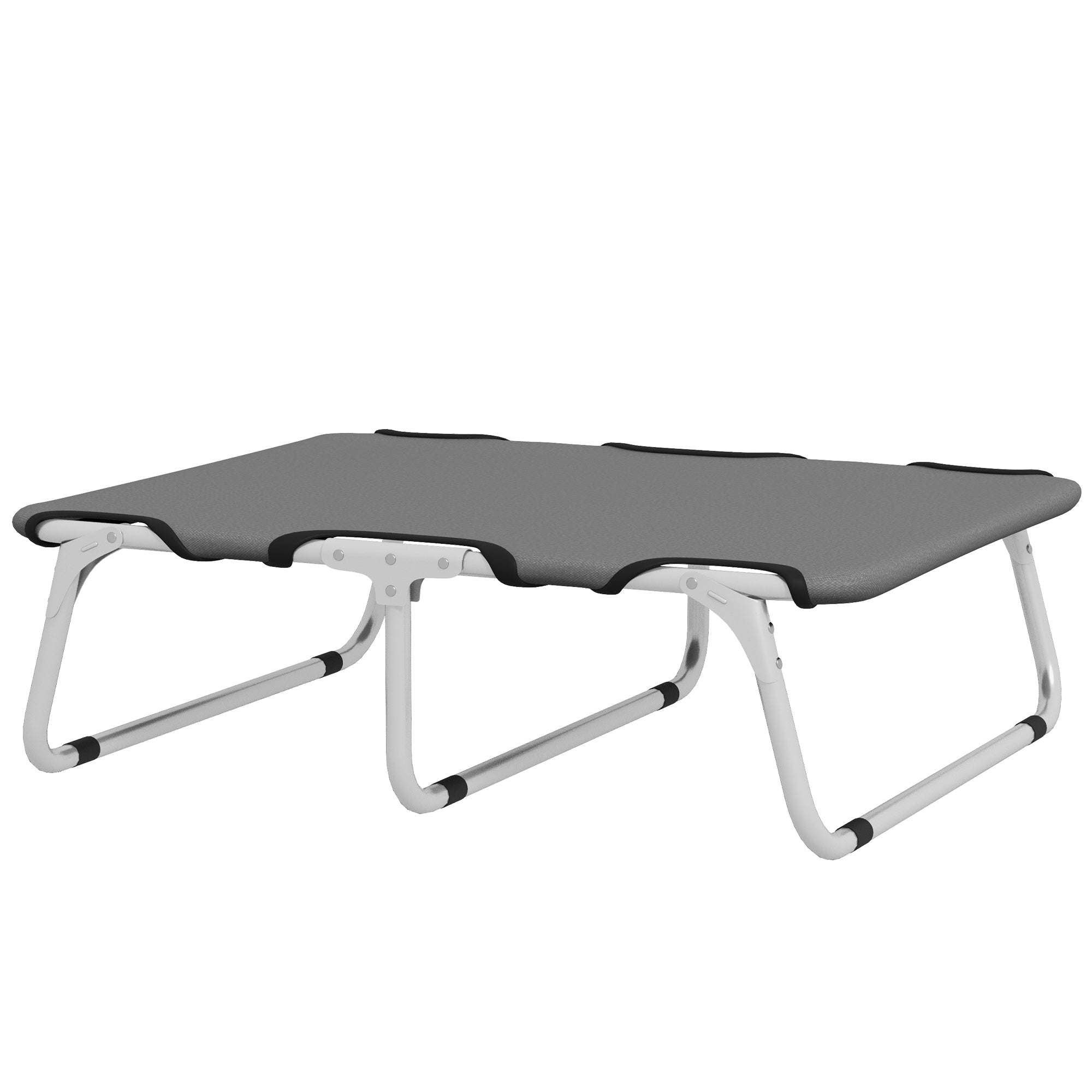 PawHut Hundebett, klappbar, robust & komfortabel, bis 10kg, 71x58x20cm, Grau