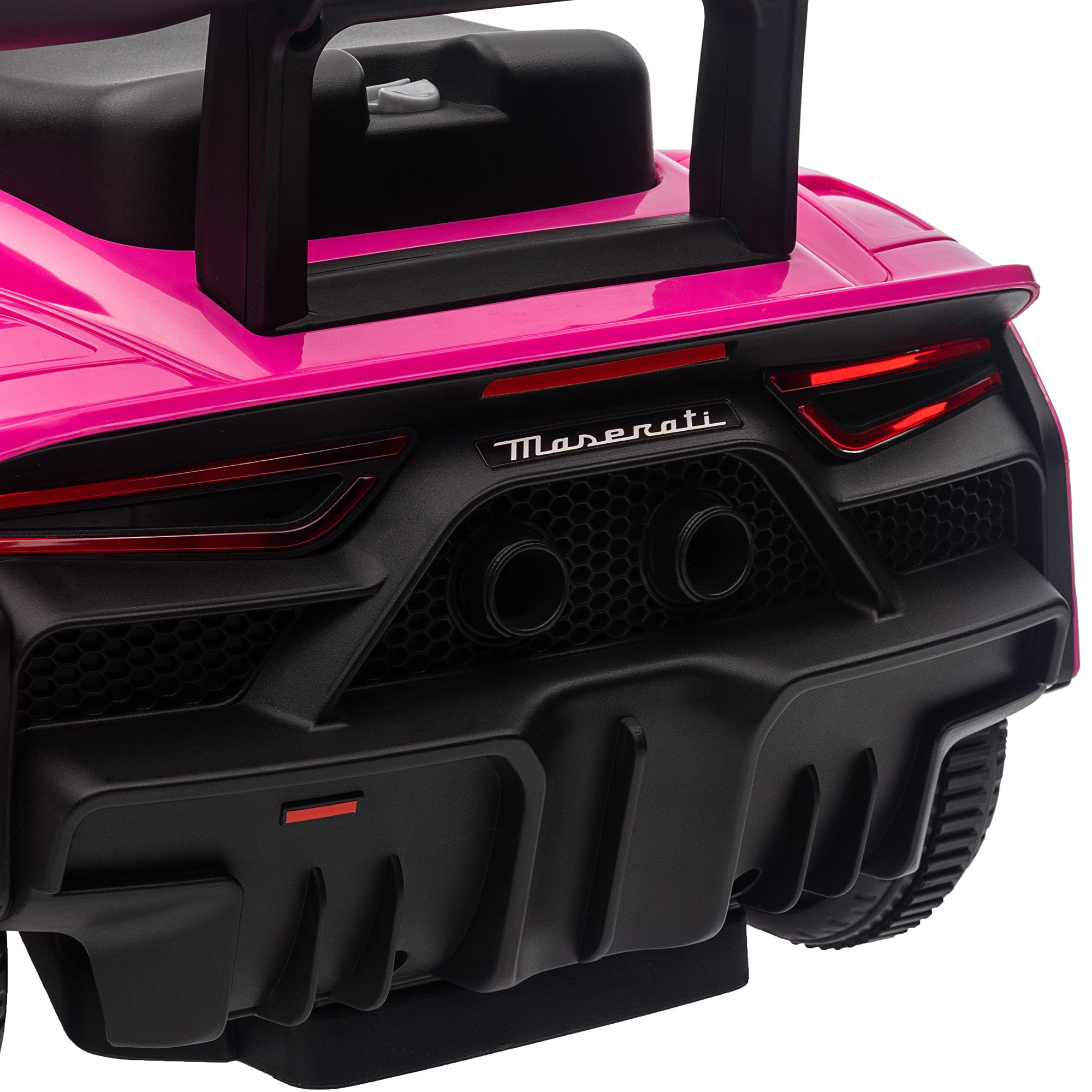 AIYAPLAY Rutschauto, Lizenzfahrzeug, interaktive Hupen- und Musikknöpfe, Kunststoff und Stahl, Rosa, 65 x 29 x 37 cm