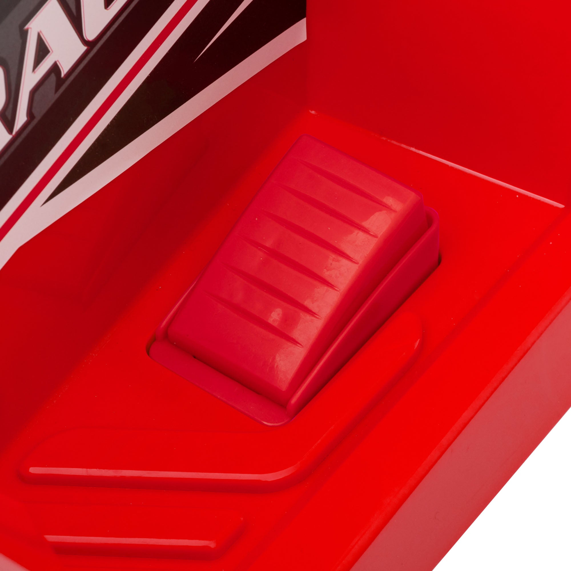 HOMCOM Elektro-Kinderquad mit Anhänger, 2,5 km/h, 50 Minuten Fahrtzeit, für 1,5 bis 3 Jahre, bis 25 kg, Rot