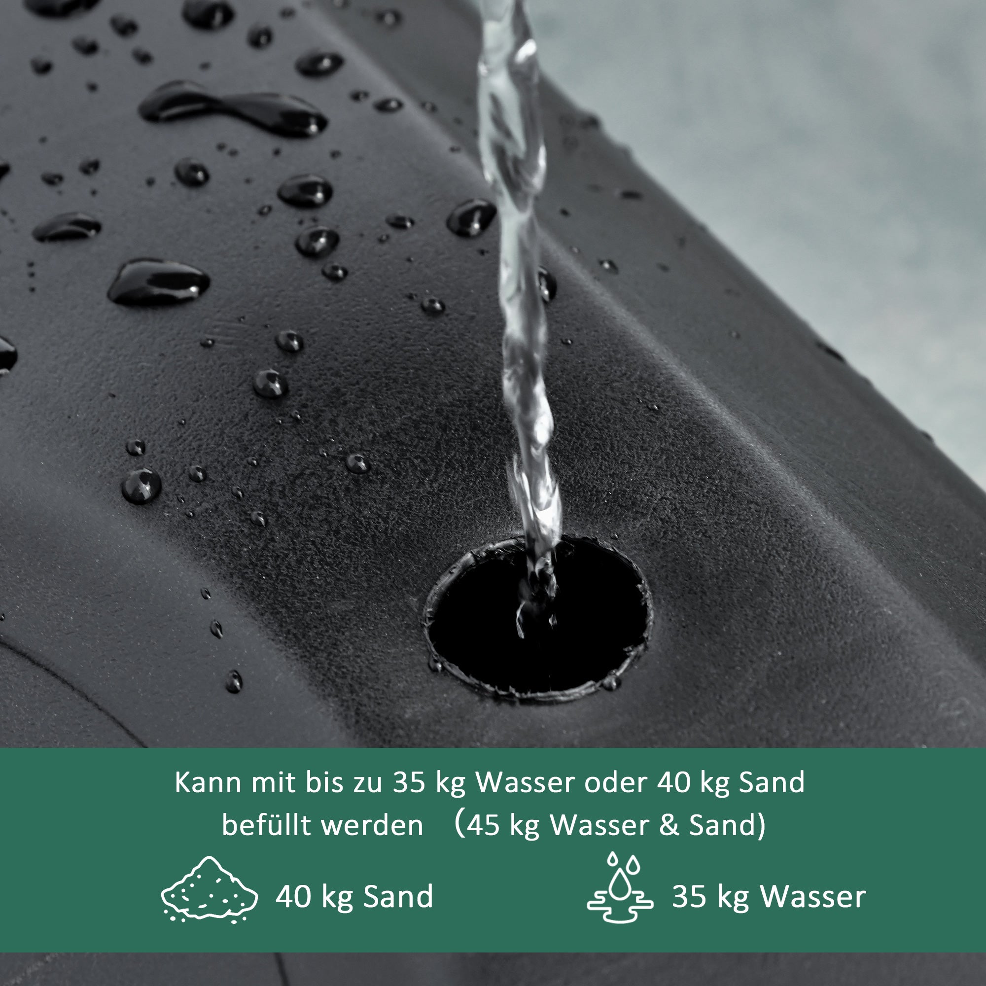 HOMCOM Basketballständer mit Rollen 83x55cm Rückwand, Mobiler Basketballkorb mit Ständer, verstellbare Korbhöhe 156 bis 210 cm, Basketballanlage für Kinder Jugendliche, fürs Außenbereich