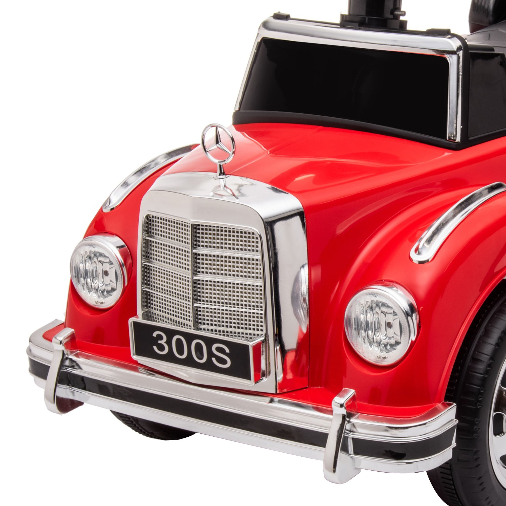 AIYAPLAY Rutscher Kinderauto Mercedes Benz Design 300 S Design, Rot
