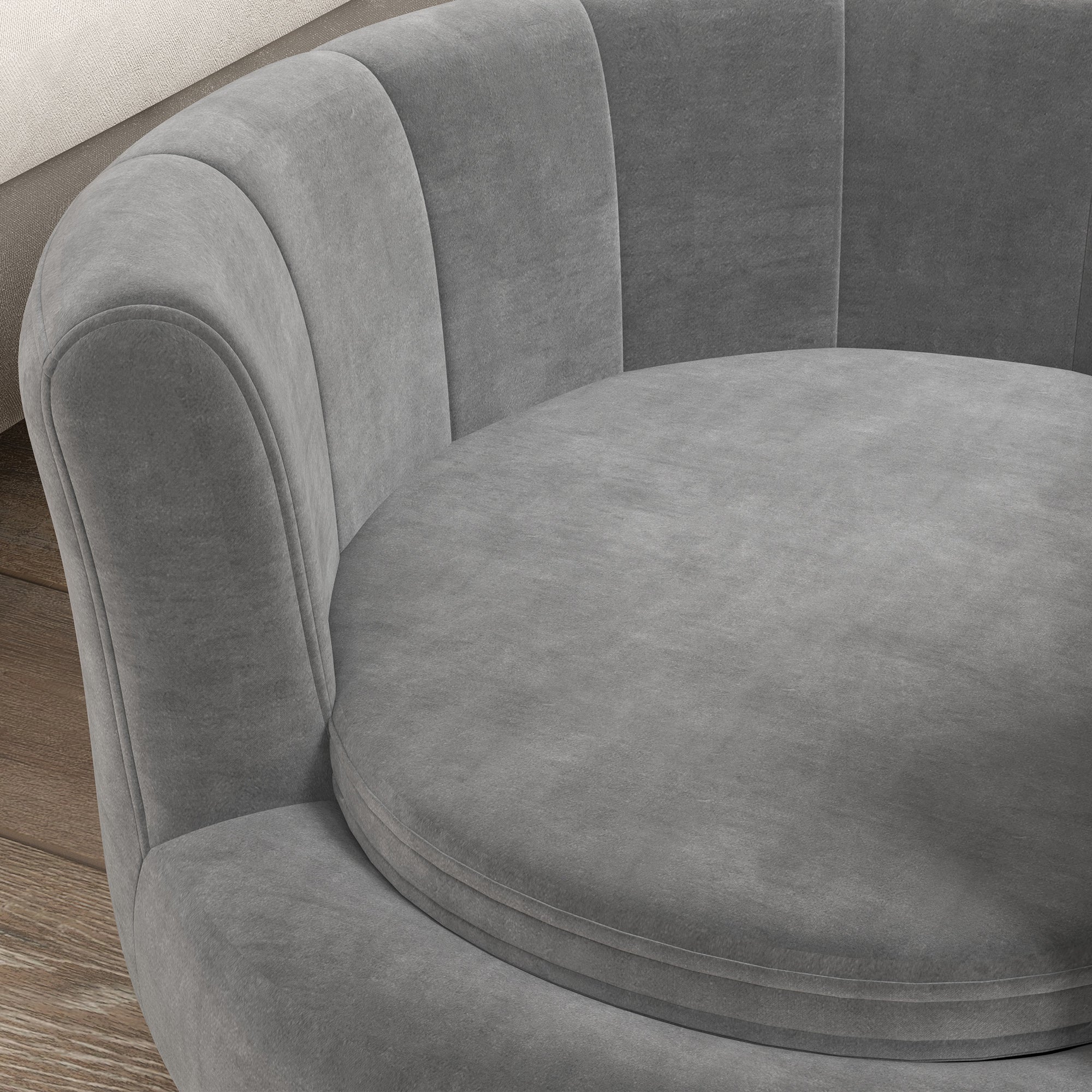 PawHut Haustierbett für Hunde und Katzen, Holzbeine, erhöht, Flanellbezug, abnehmbares Kissen, Grau