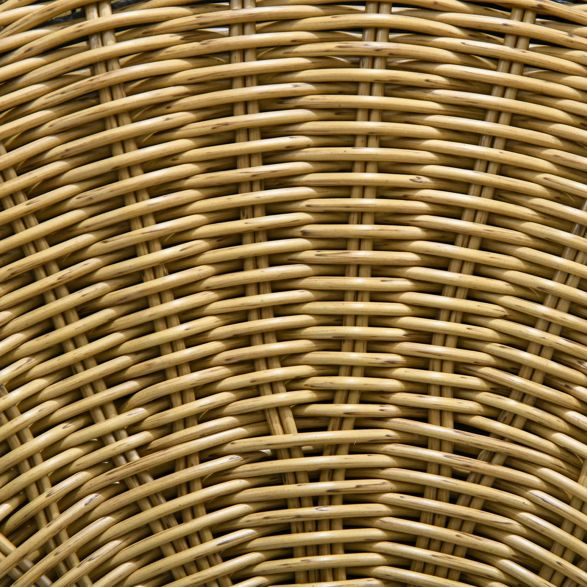 Outsunny 2er-Set Gartentische Balkontische, Boho-Stil, wetterbeständig, Schwarz + Khaki