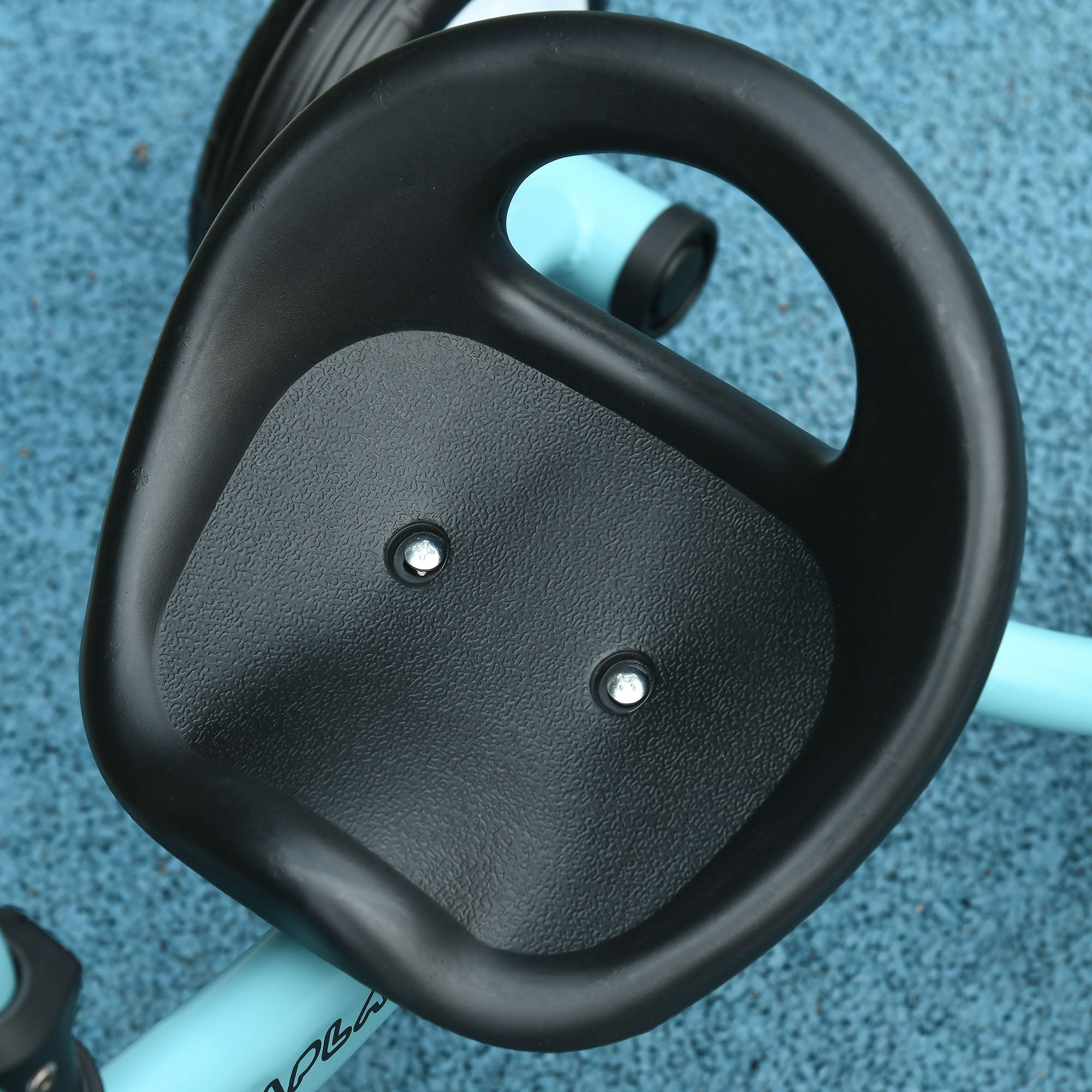 AIYAPLAY Dreirad für Kinder 2-5 Jahre, höhenverstellbarer Sitz, Klingel, Fahrradkorb, Metallrahmen, blau