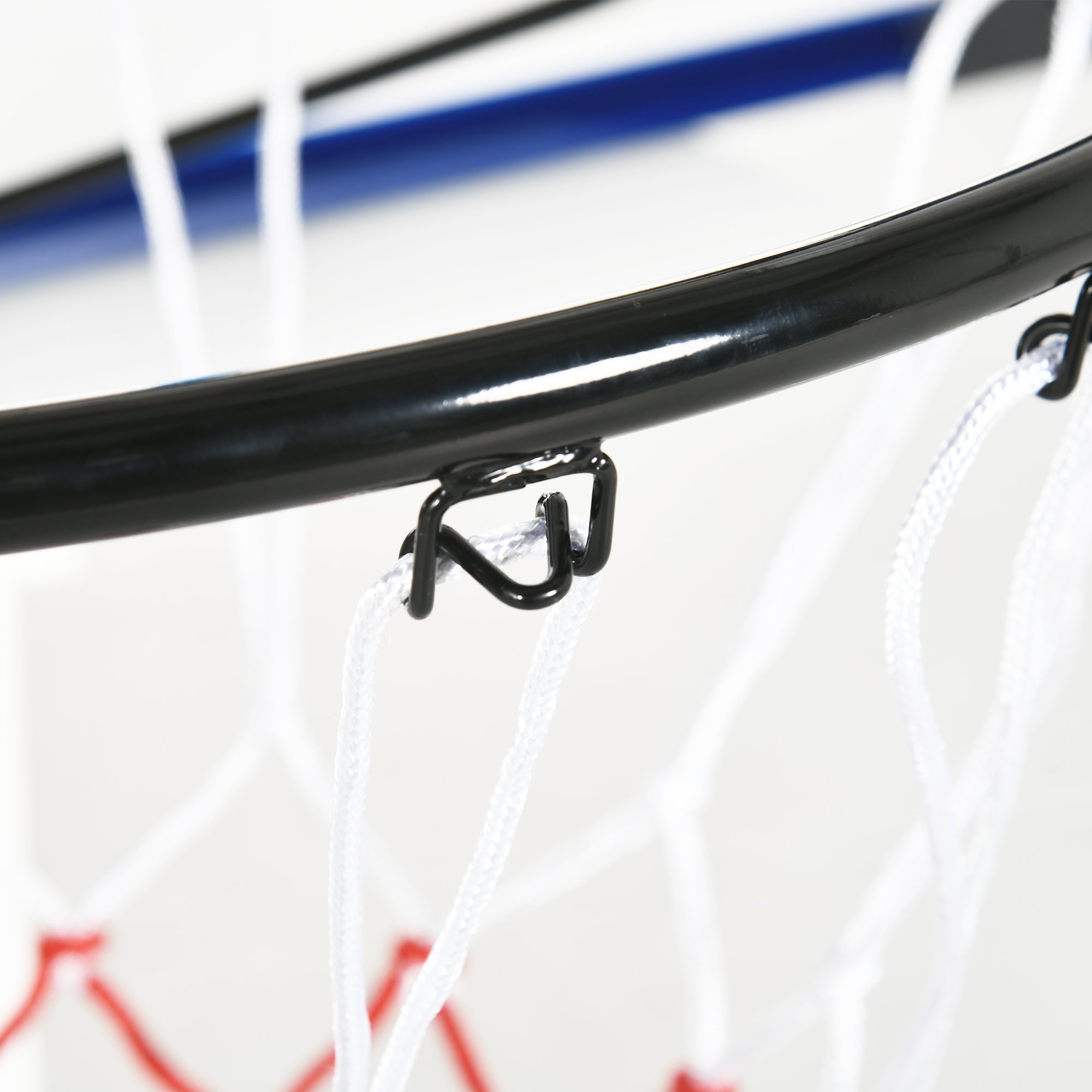 SPORTNOW Basketballkorb, universelle Wandhalterung, reißfestes Netz, rostfreier Stahlrahmen, 113 x 61 x 73 cm