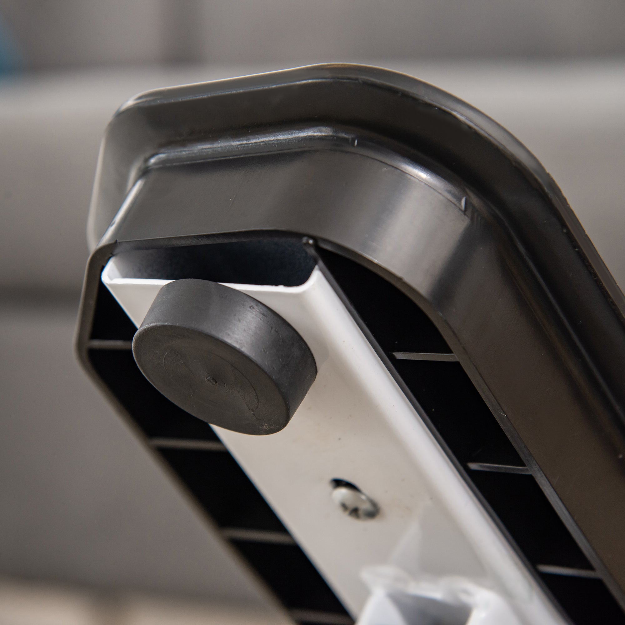 HOMCOM Mini Stepper für Zuhause, Rutschfest Up-Down Stepper mit LCD-Anzeige, Stepper Hometrainer mit zwei großen Pedalen, Stahl, Schwarz