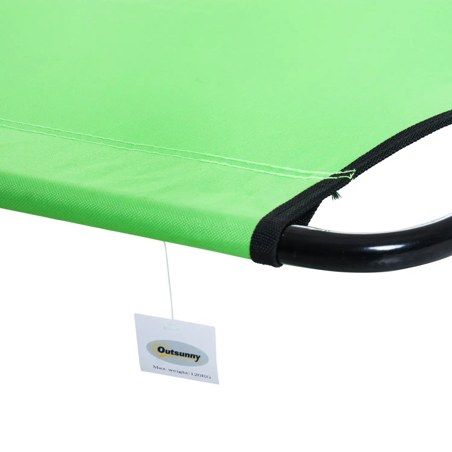 Outsunny Sonnenliege klappbar mit Lesefenster Grün