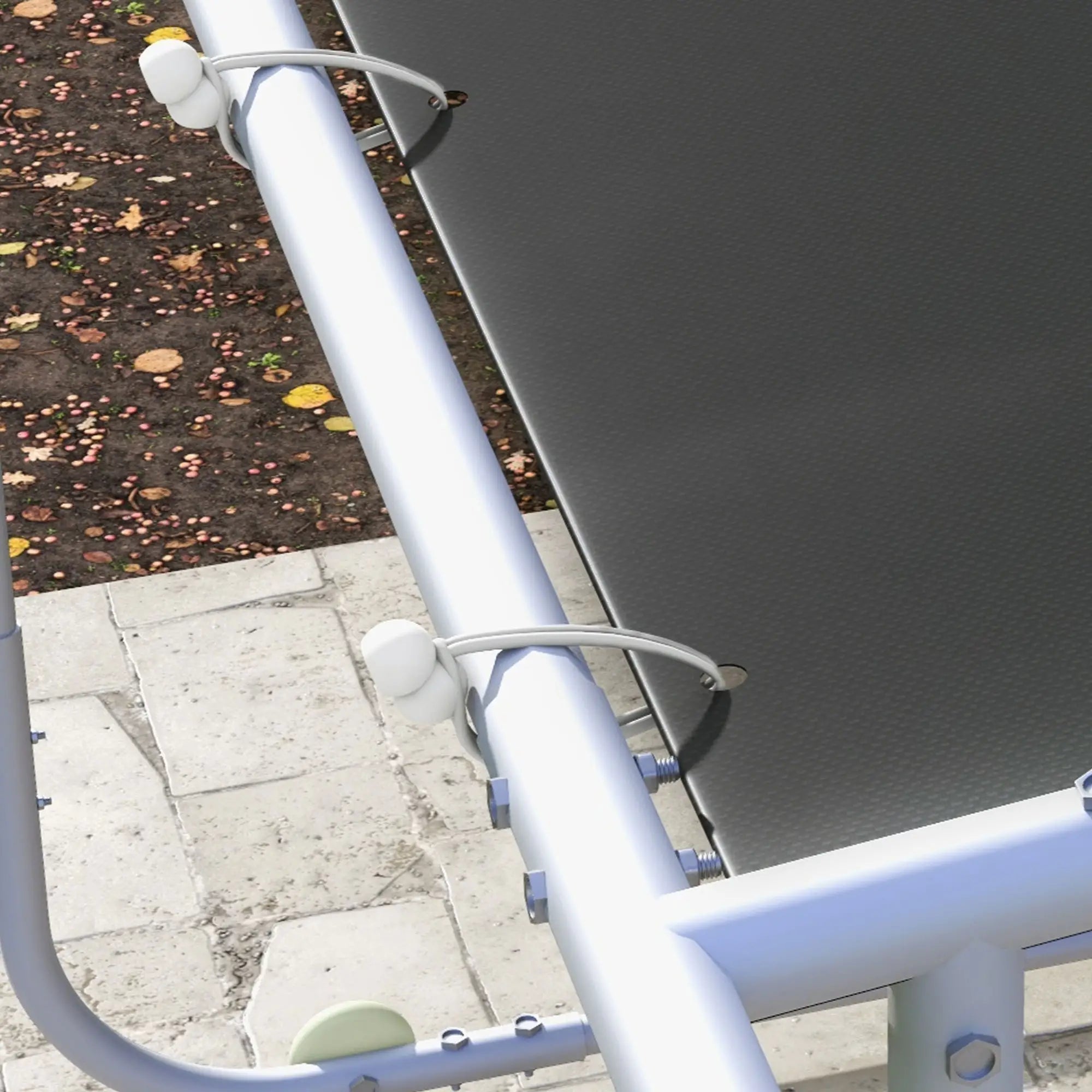 Pergola Pavillon 3x3?m mit UV-Schutz & Rollen, Oxford