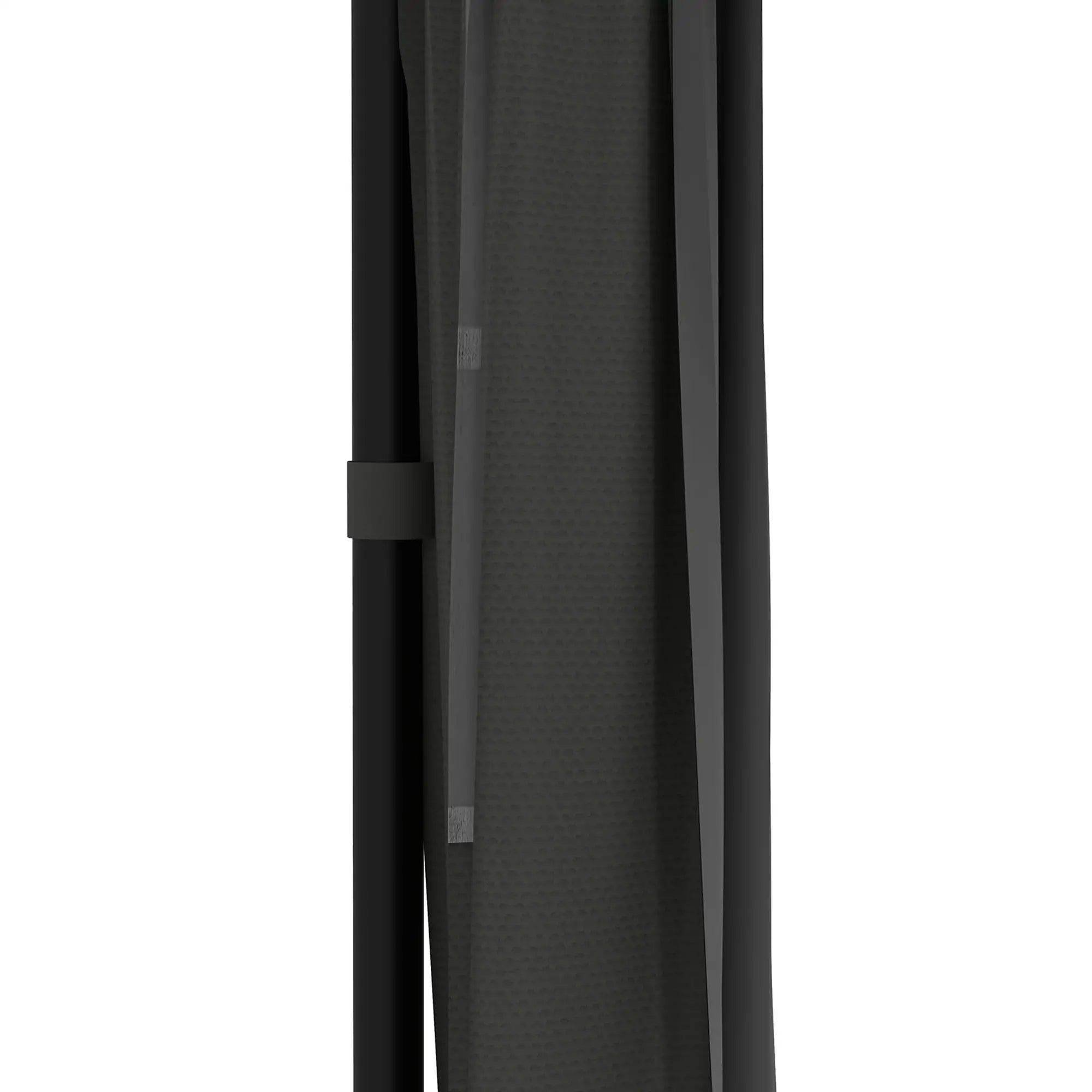 Wetterfester Pavillon 3x3?m mit Seitenwand, Dunkelgrau