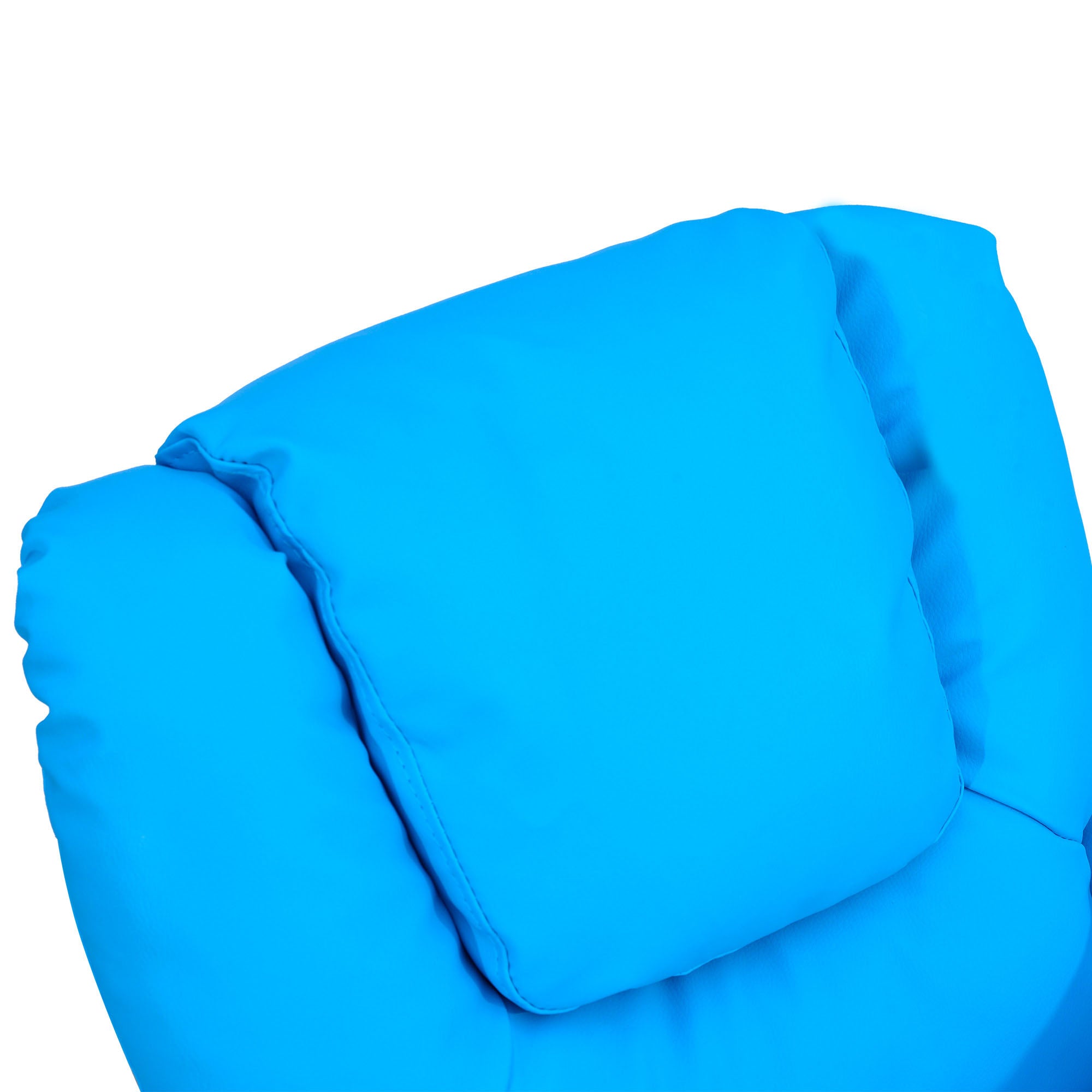 HOMCOM Kindersessel mit neigbarer Rücklehne 62 x 52 x 69cm Massivholzrahmen Blau