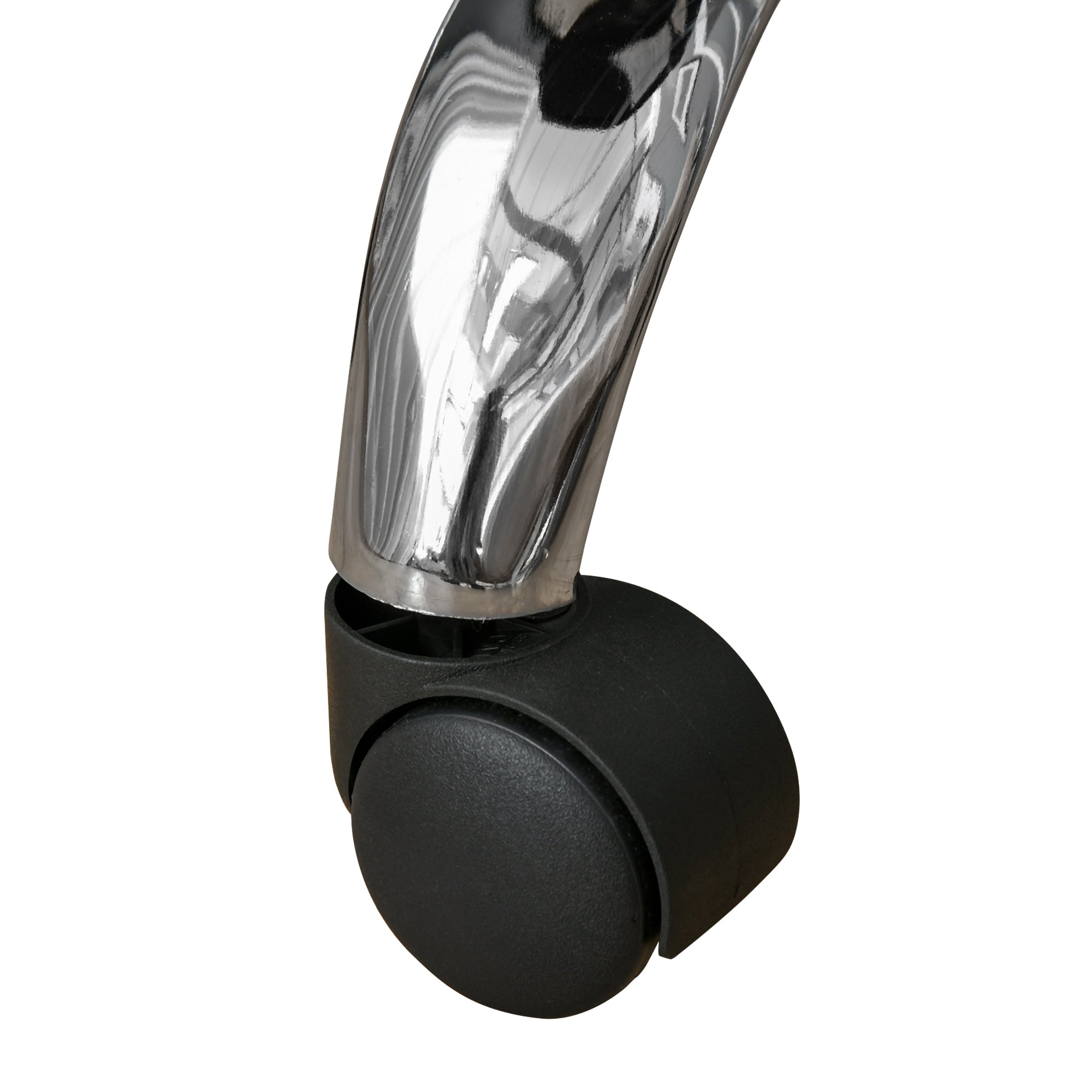 HOMCOM Salonhocker, höhenverstellbar, Bezug in Samtoptik, Ø35 x 49-61 cm, Schwarz