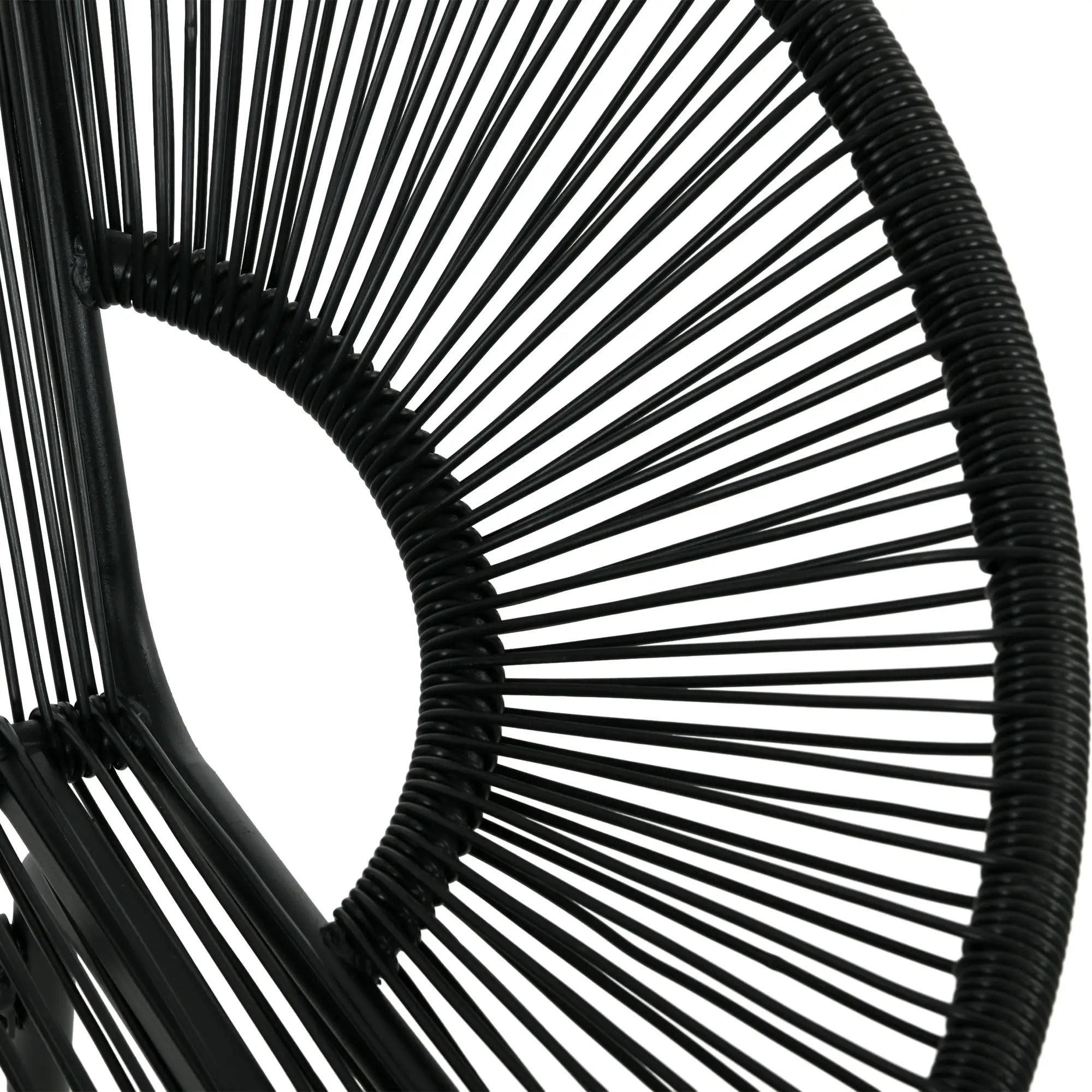 Outsunny Polyrattan Gartenbank 2-Sitzer Outdoor Balkon wetterfest