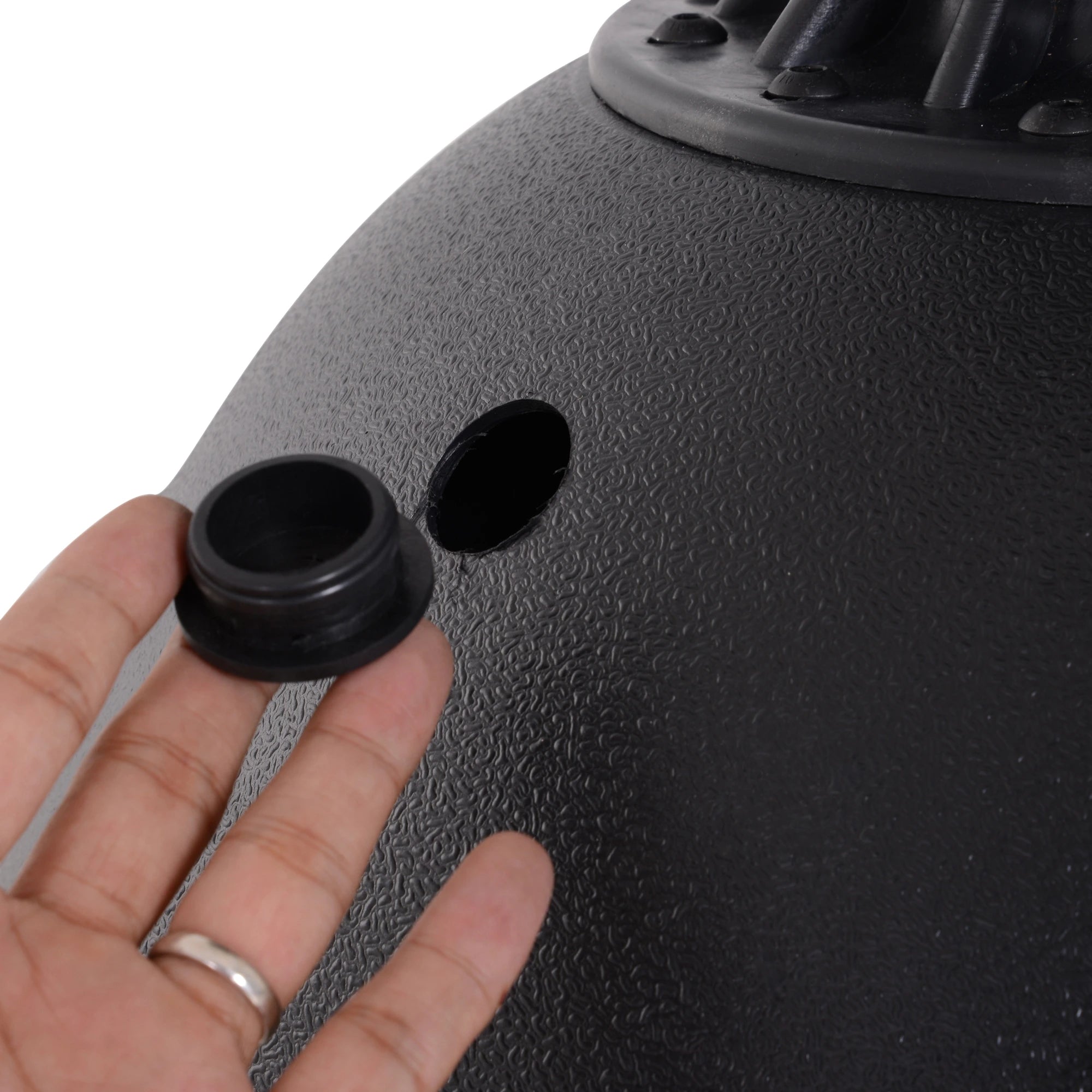 HOMCOM Boxsack Stehend 165cm Erwachsene Freistehender Heavy Duty Standboxsack mit Saugnapf-Basis Boxpartner Boxing Trainer Geeignet für Profis und Anfänger Schwarz