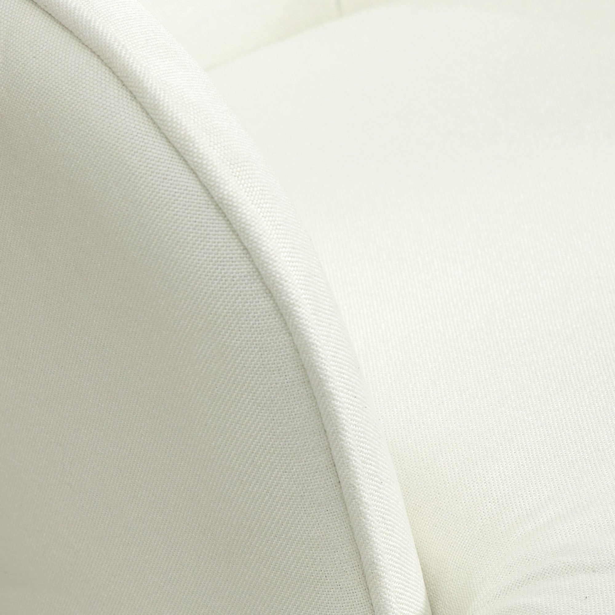 HOMCOM Schaukelstuhl mit Hocker, sanftes Schaukelsystem, Leinenimitat, 64 x 89 x 90 cm, Cremeweiß