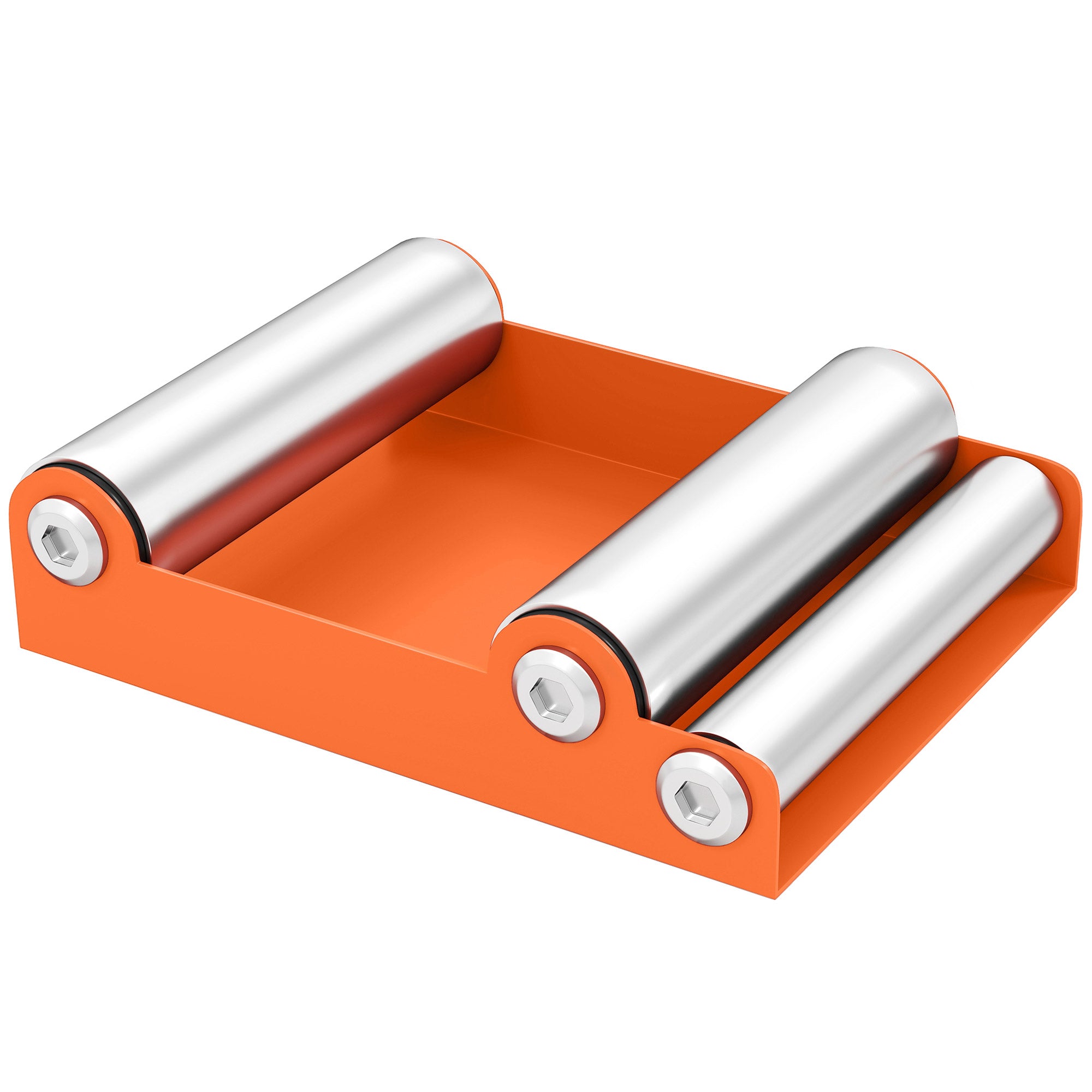 HOMCOM Motorrad Reinigungsständer Rollenständer Rad Drehhilfe Fahrrad <485 lb & Reifenbreite <180 mm Orange