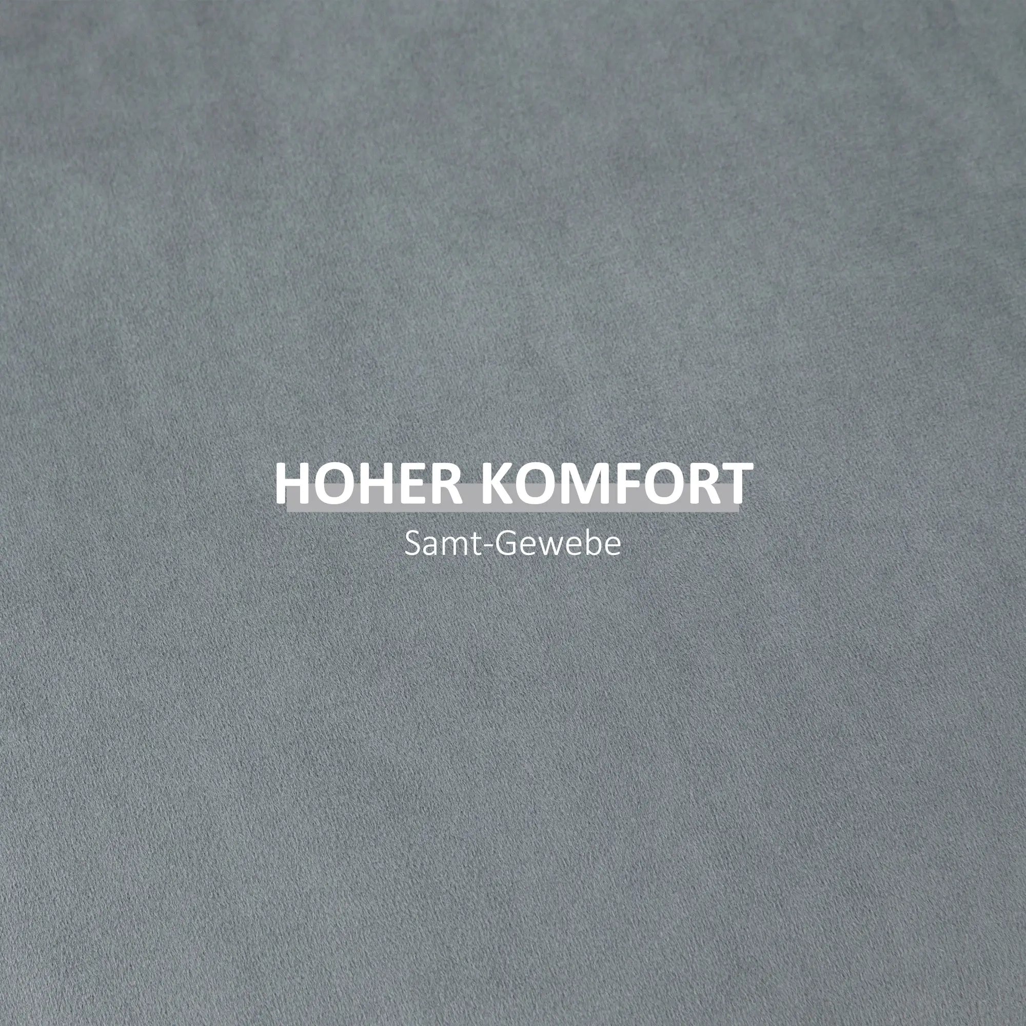 HOMCOM 2-in-1 Hocker in Samtoptik inklusive Stauraum und abnehmbaren Deckel Ø44 cm x 47,5 cm Grau