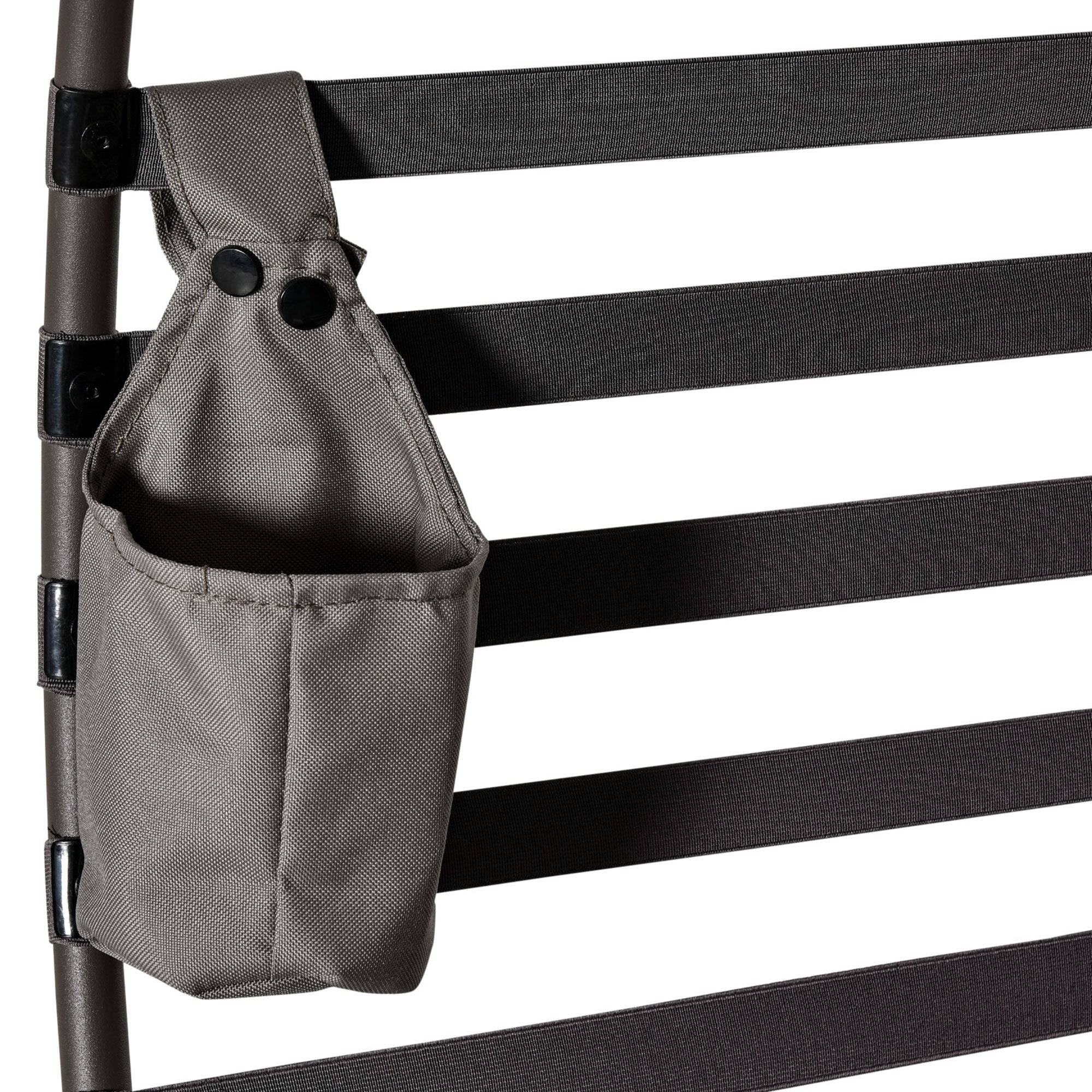 Outsunny Papasansessel Gartenstuhl 2Korb-Stuhl mit Kissen oval Loungesessel Korb faltbar Balkon Terrasse Outdoor/Indoor Sandbraun Stahl 118 x 75 x 139 cm