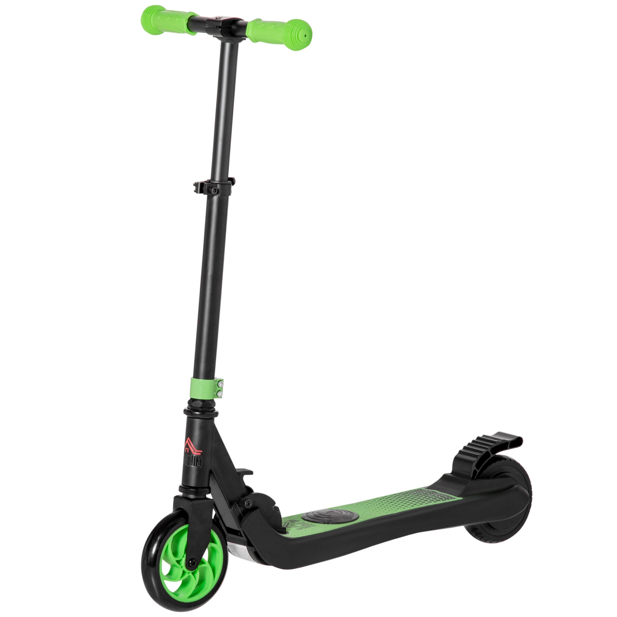 HOMCOM E-Scooter Elektro Scooter 120W Motor 6 km Reichweite max. 8 km/h Elektroroller ab 6 Jahren Grün+Weiß