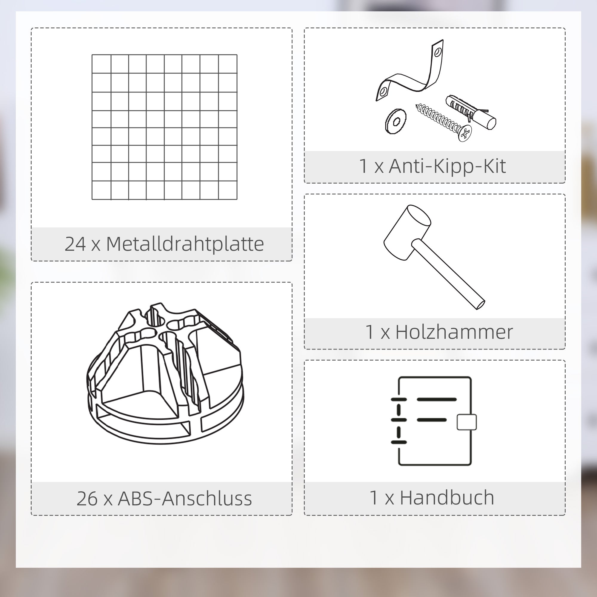 HOMCOM Metallwürfel-Regal, Anpassbarer Würfelschrank für Kleidung, Bücher, Spielzeug, flexibel, 109L x 37B x 109H cm, Schwarz