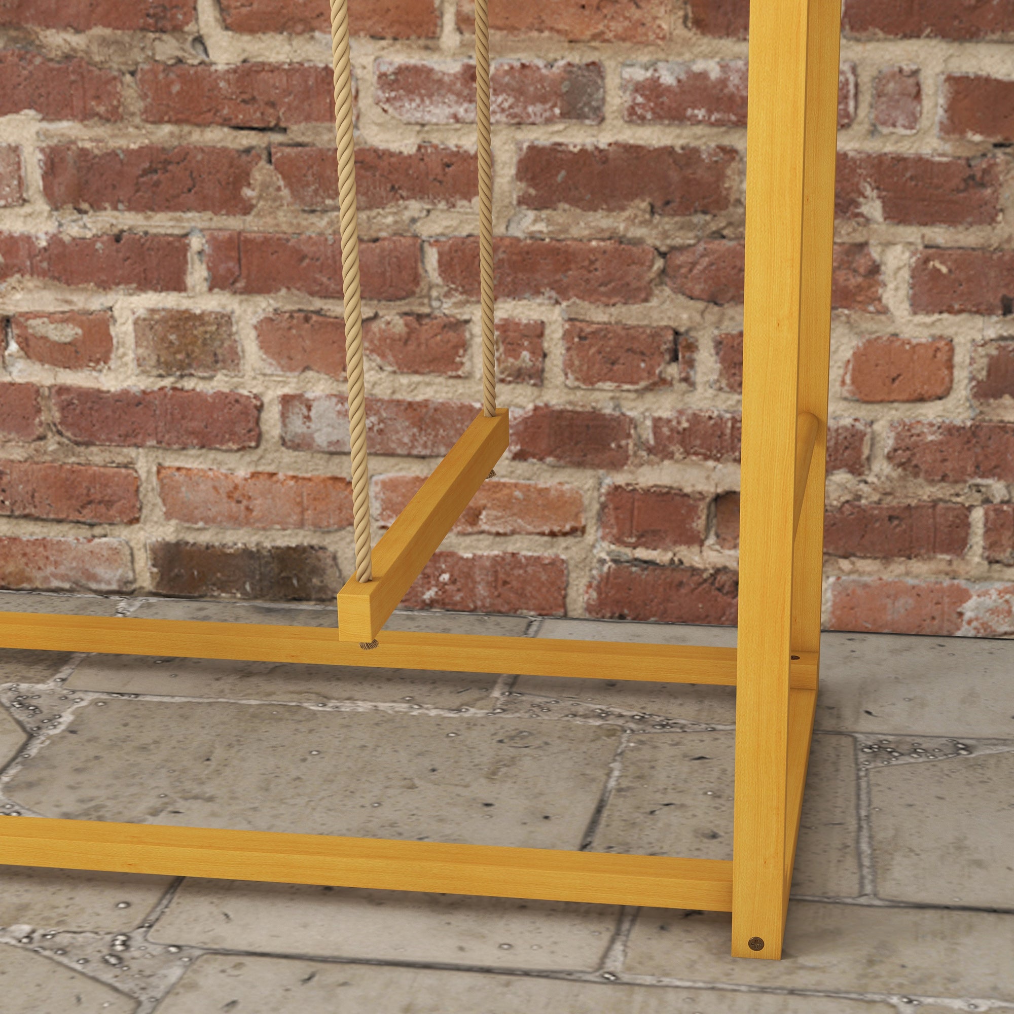 PawHut Hühner-Spielgerüst mit Schaukeln und Leiter, für 3-4 Hühner, Hühner-Klettergerüst aus Holz