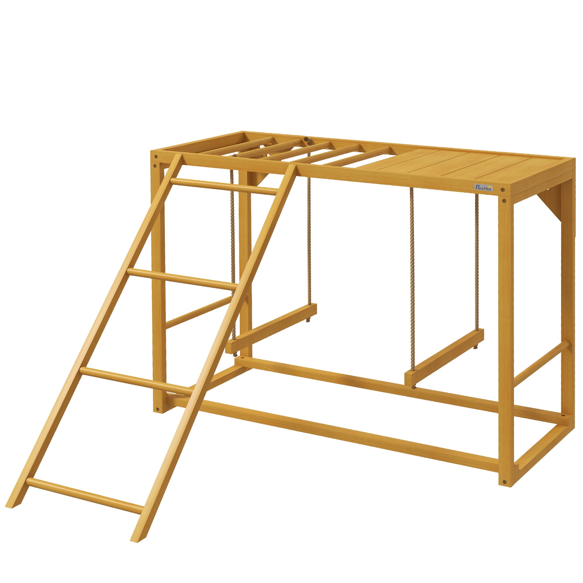 PawHut Hühnerschaukel Spielplatz mit Leiter für 3-4 Hühner Holz