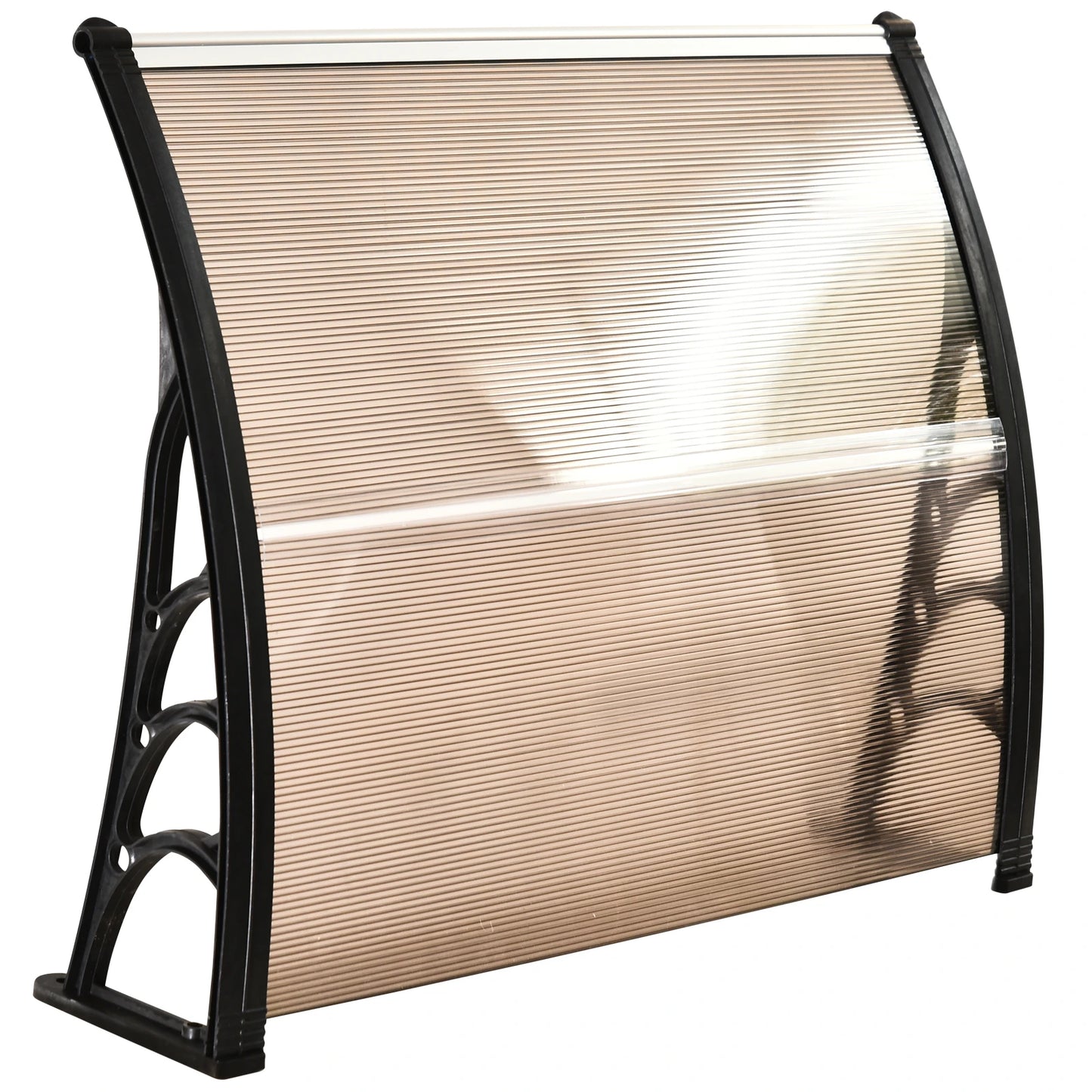 Outsunny Vordach Haustür wetterfest UV-beständig Polycarbonat