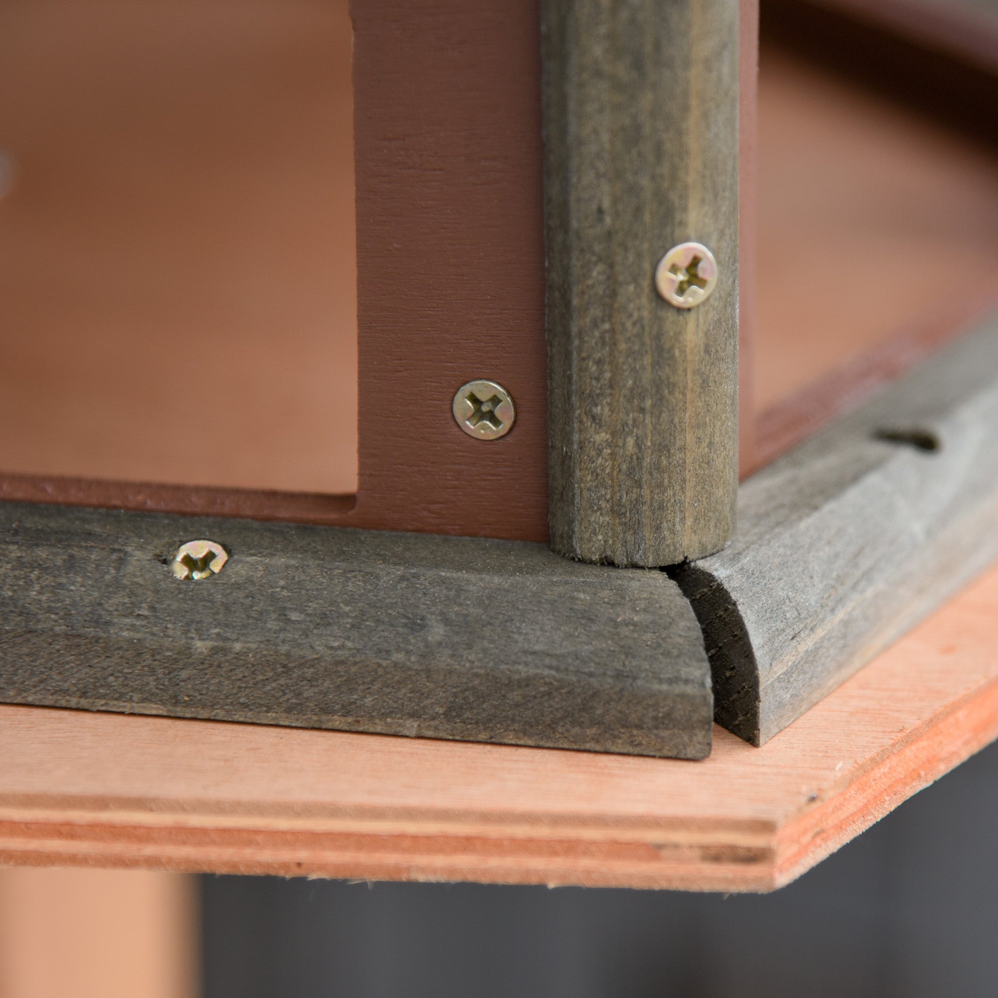 PawHut Vogelhaus mit Ständer wetterfestes Vogelfutterhaus mit wetterfestem Dach Futterhaus aus Holz für Wildvögel Ø52 x 130H cm Natur