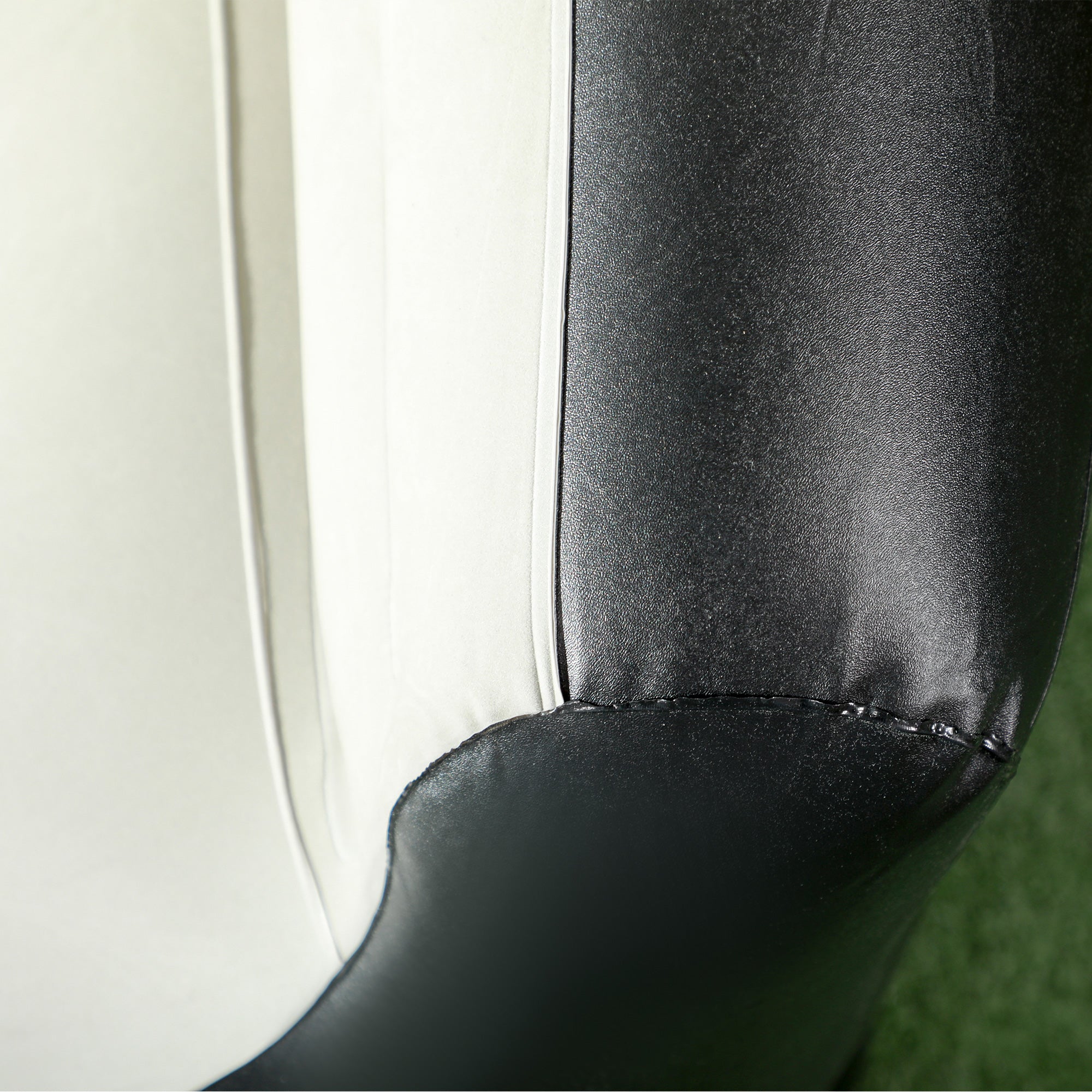 Outsunny Aufblasbares Sofa Luftsessel, 138 x 87 x 71 cm, Grau + Schwarz