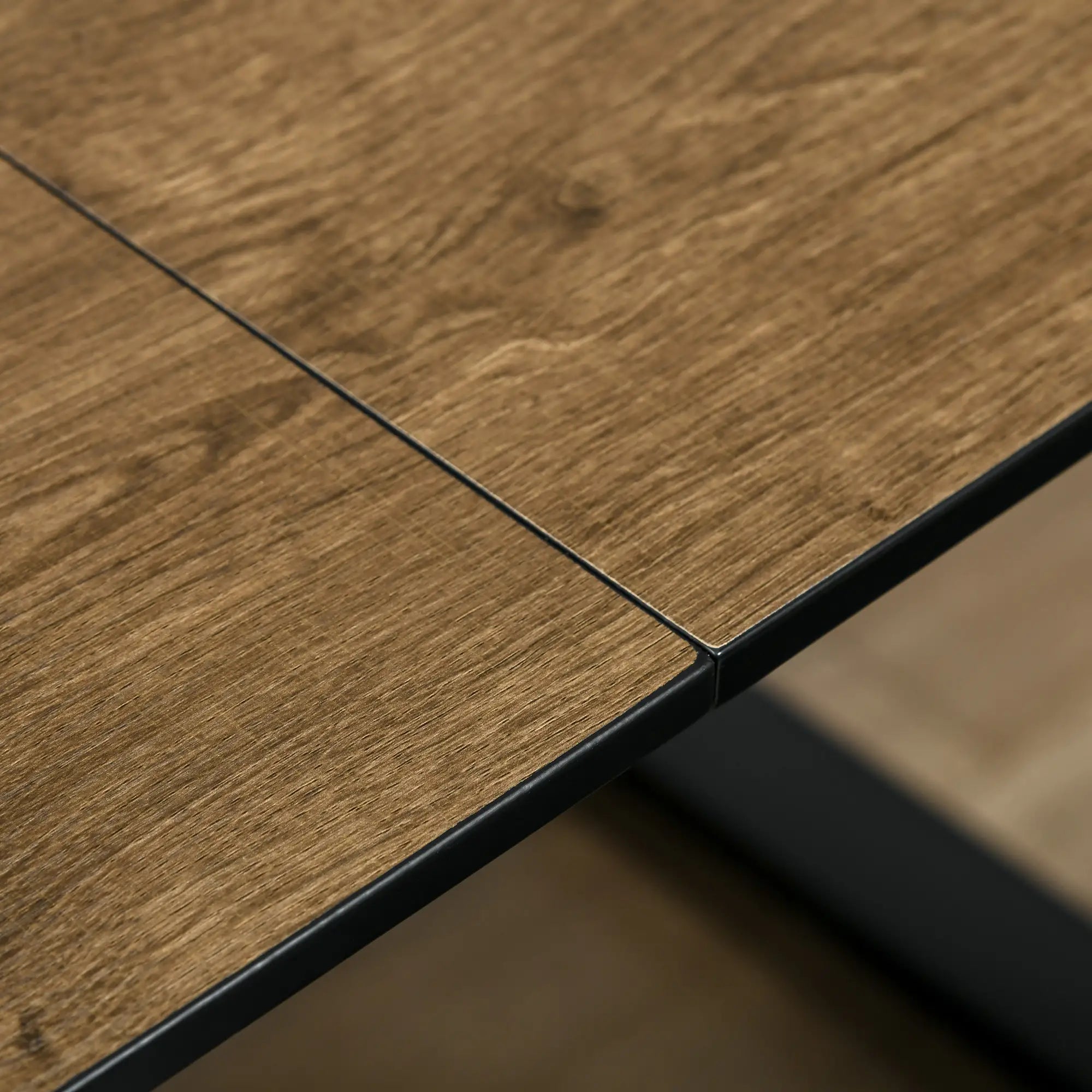 HOMCOM Esstisch ausziehbar Loft-Stil große Tischplatte