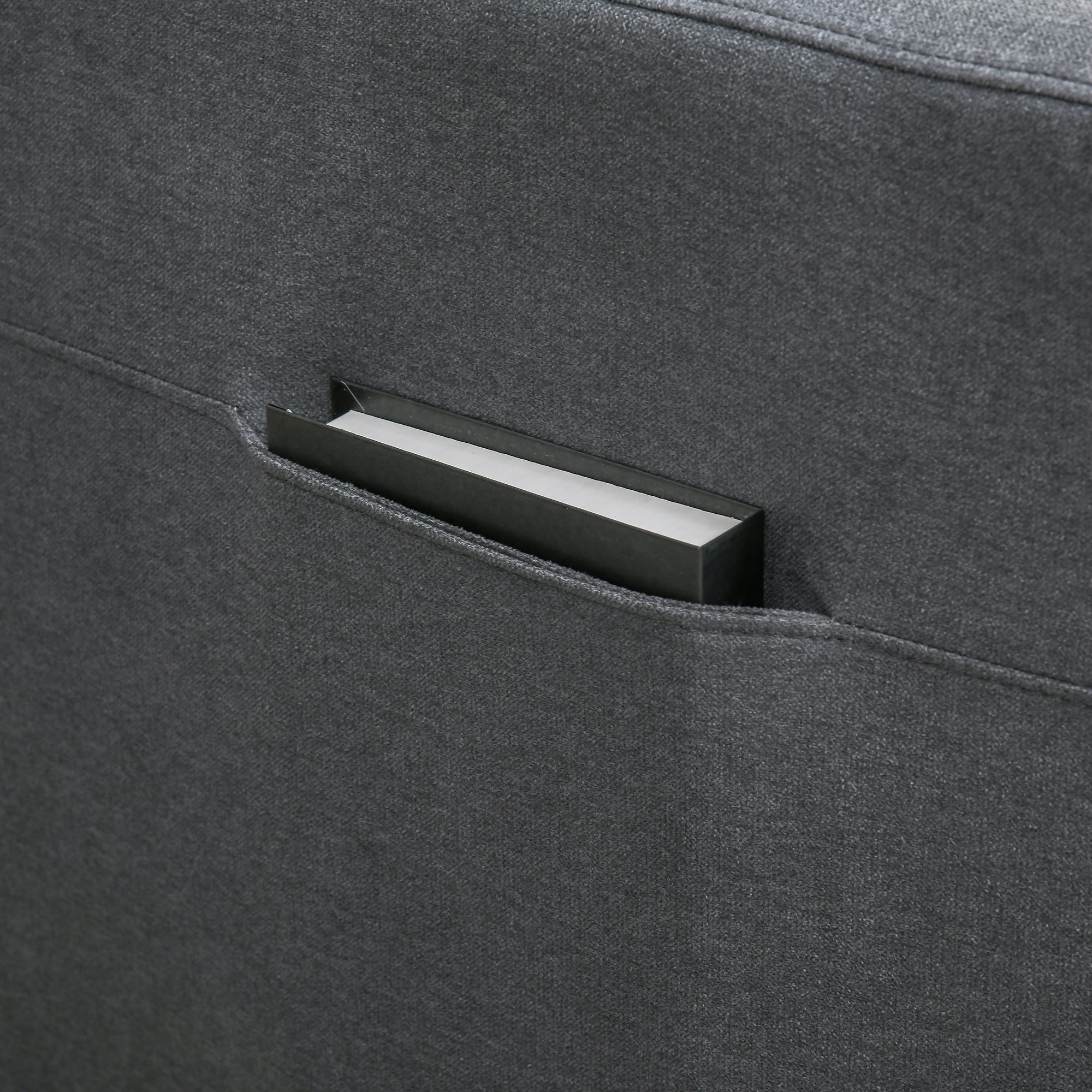 HOMCOM Relaxsessel mit Aufstehhilfe, inkl. Fernbedienung, ausziehbare Fußstütze, 71 cm x 94 cm x 104 cm, Grau