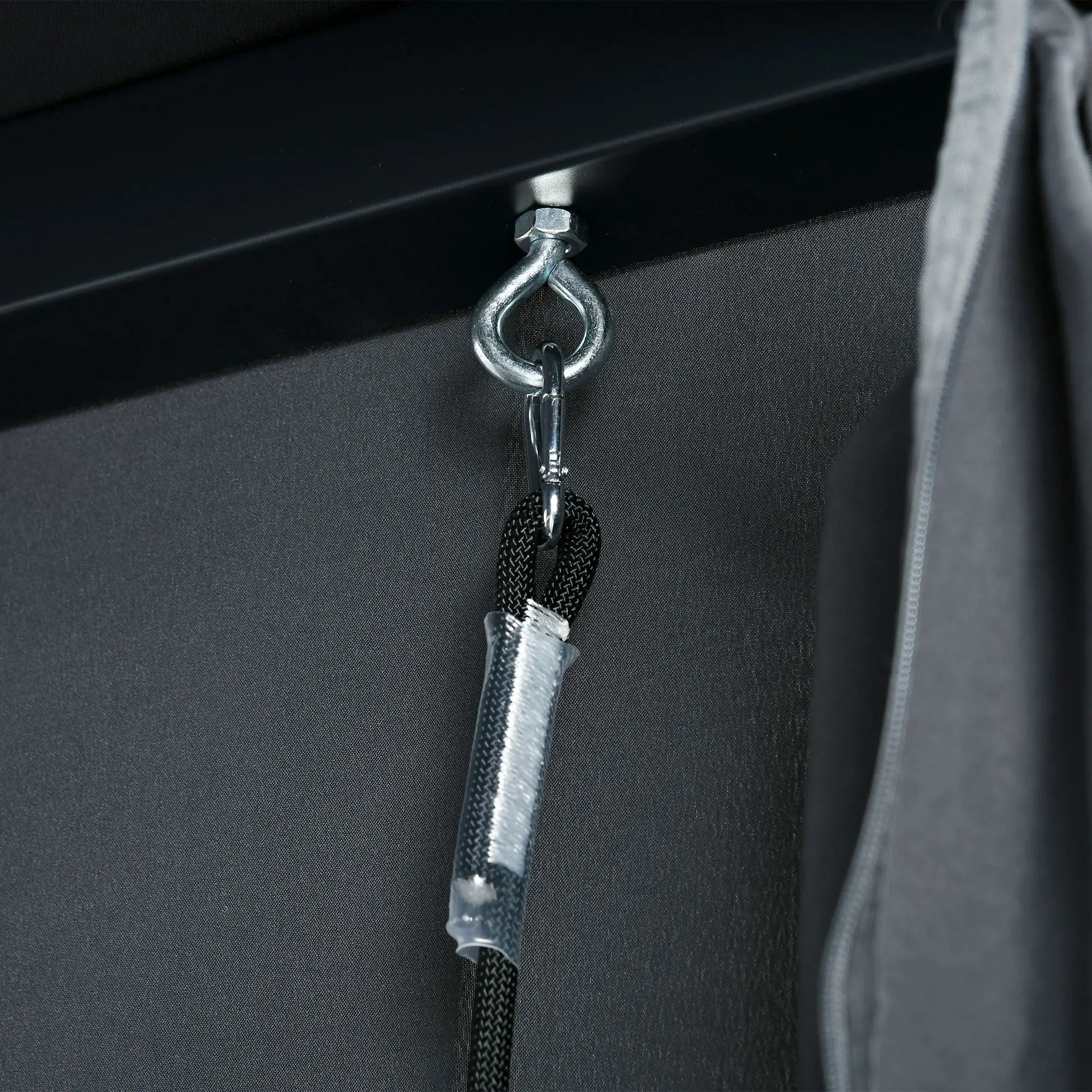 Outsunny Hollywoodschaukel Outdoor 3-in-1 mit Baldachin & Sichtschutz