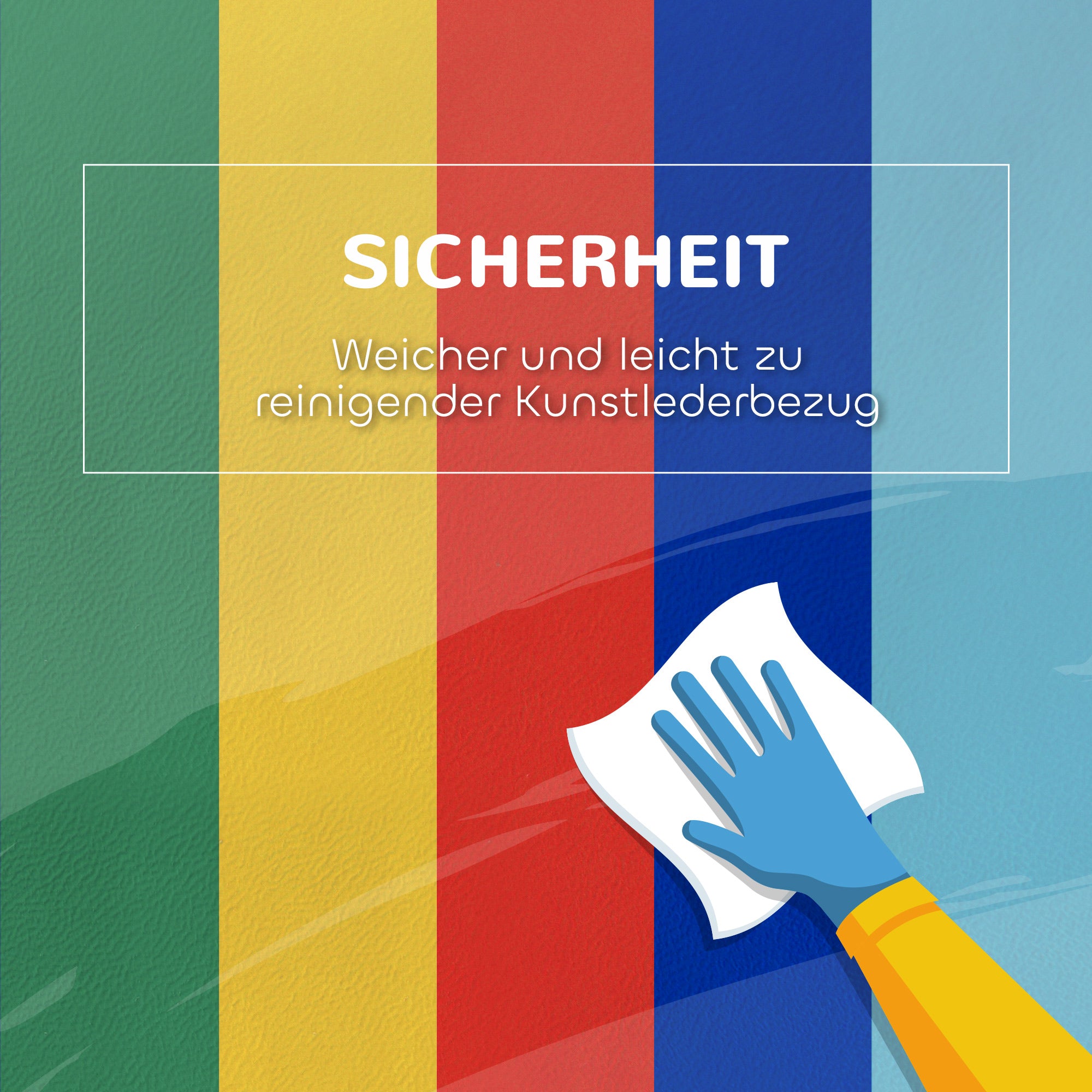 HOMCOM Softbausteine, Kletter- und Krabbelspielzeug, Kunstleder, EPE-Schaumstoff, Mehrfarbig, Verschiedene Formen