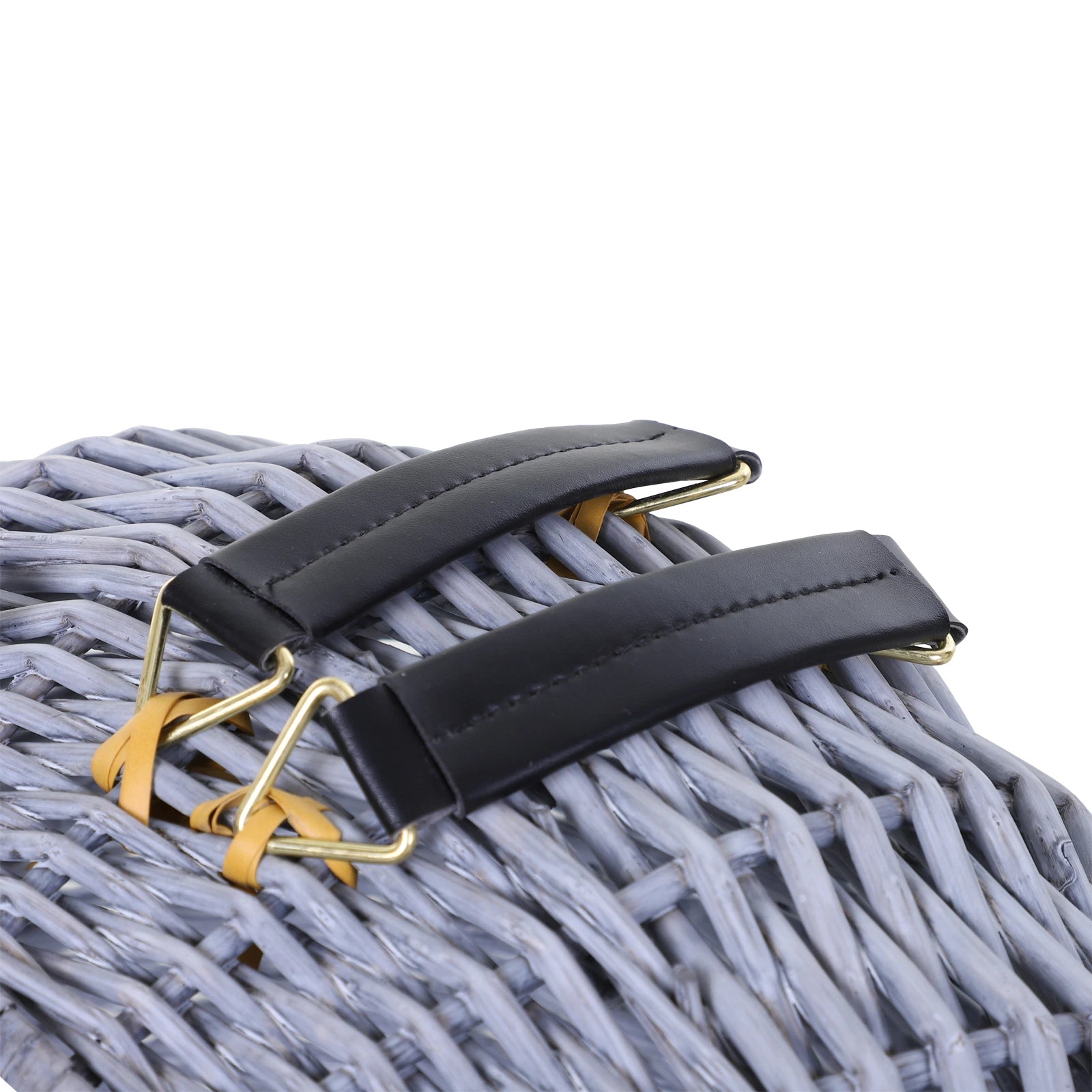 PawHut Katzenkorb Katzenhöhle Weide natürlich gemütliches Plüschkissen