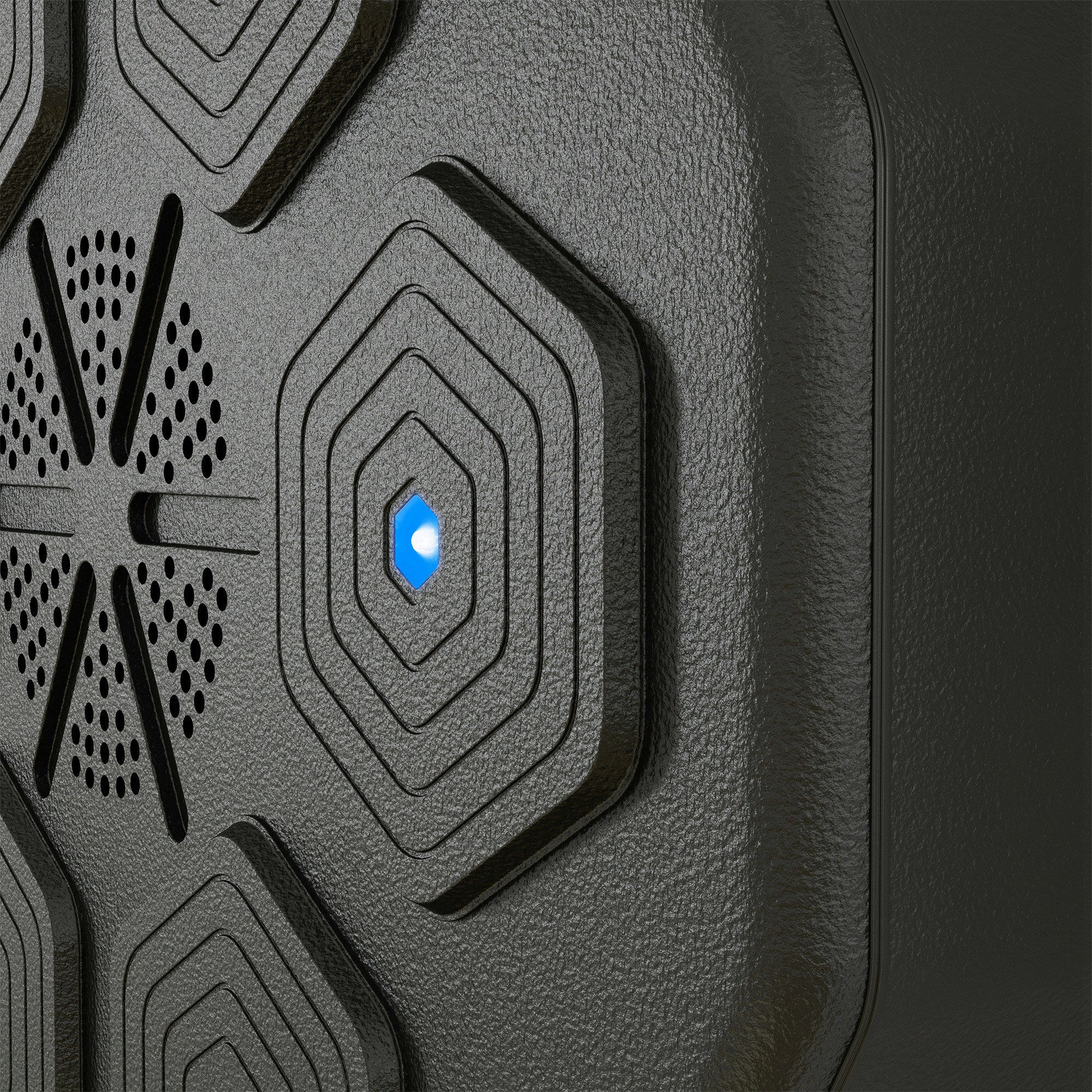 SPORTNOW Boxtrainer mit Musikfunktion, Bluetooth, leuchtende Punkte, Wandaufhängung, Kunstleder, Schwarz