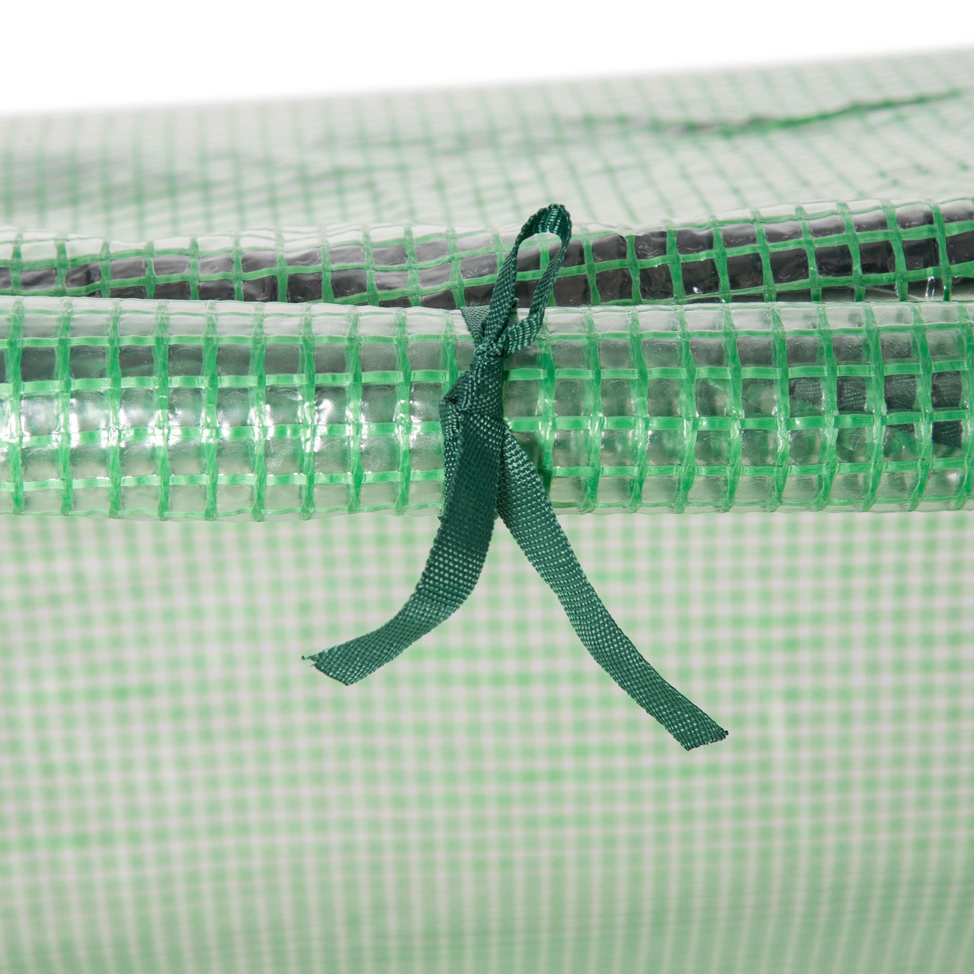 Outsunny Gewächshaus mit aufrollbaren Fenstern, wetterbeständig, 180 cm x 60 cm x 60 cm, Grün