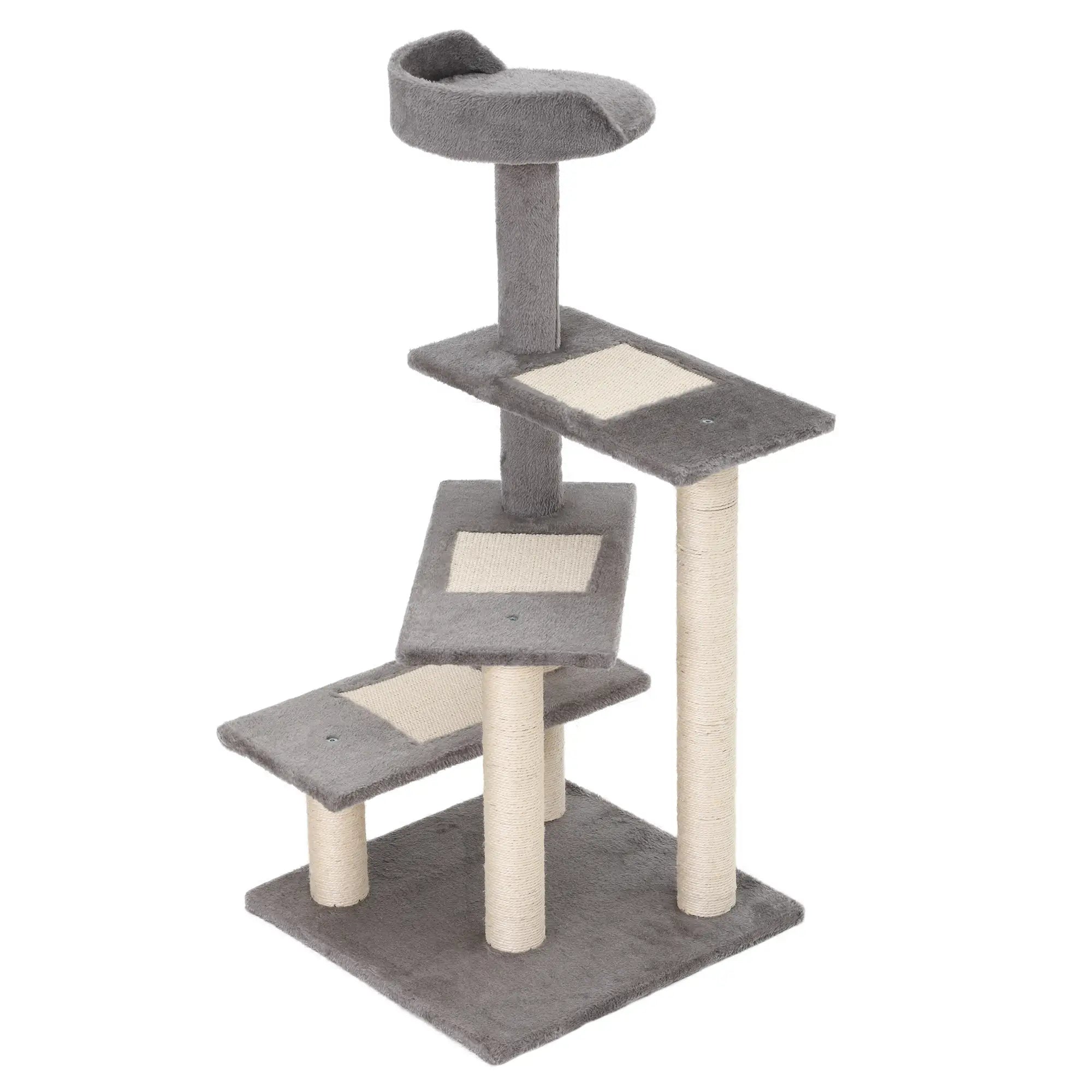 Arbre à chat robuste PawHut, capacité de charge 15 kg