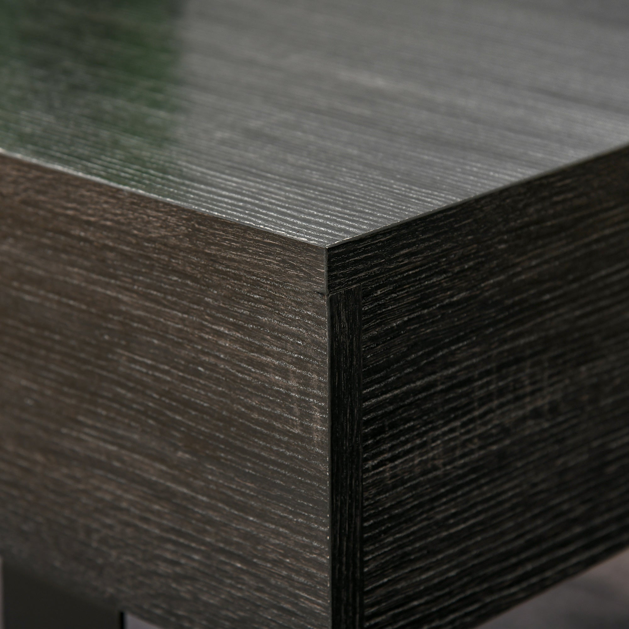 HOMCOM Couchtisch Wohnzimmertisch mit Schublade Modern Sofatisch mit Metallrahmen Beistelltisch Kaffeetisch für Wohnzimmer 110 x 60 x 40 cm, Dunkelgrau
