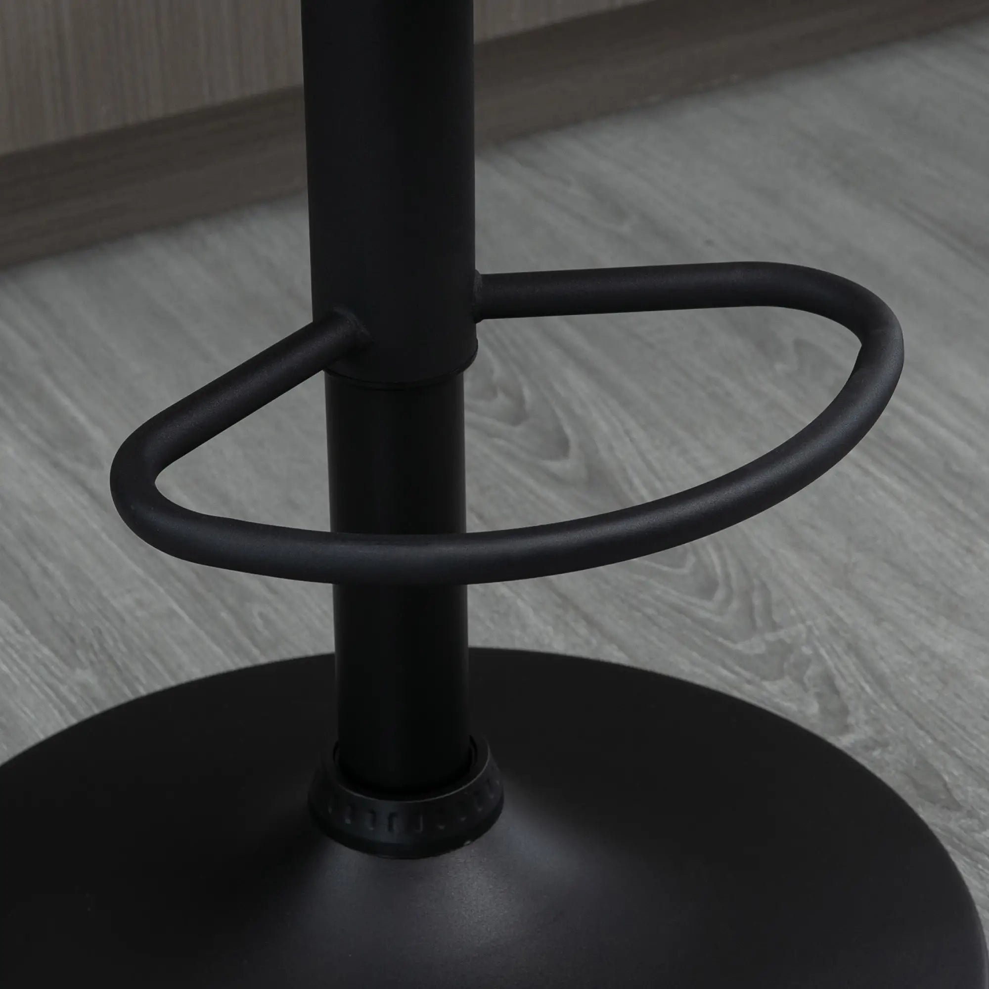 HOMCOM 2er-Set Barhocker, höhenverstellbar, 360-Grad-Schwenk-Design, 57 cm x 50 cm x 84-104cm, Grau