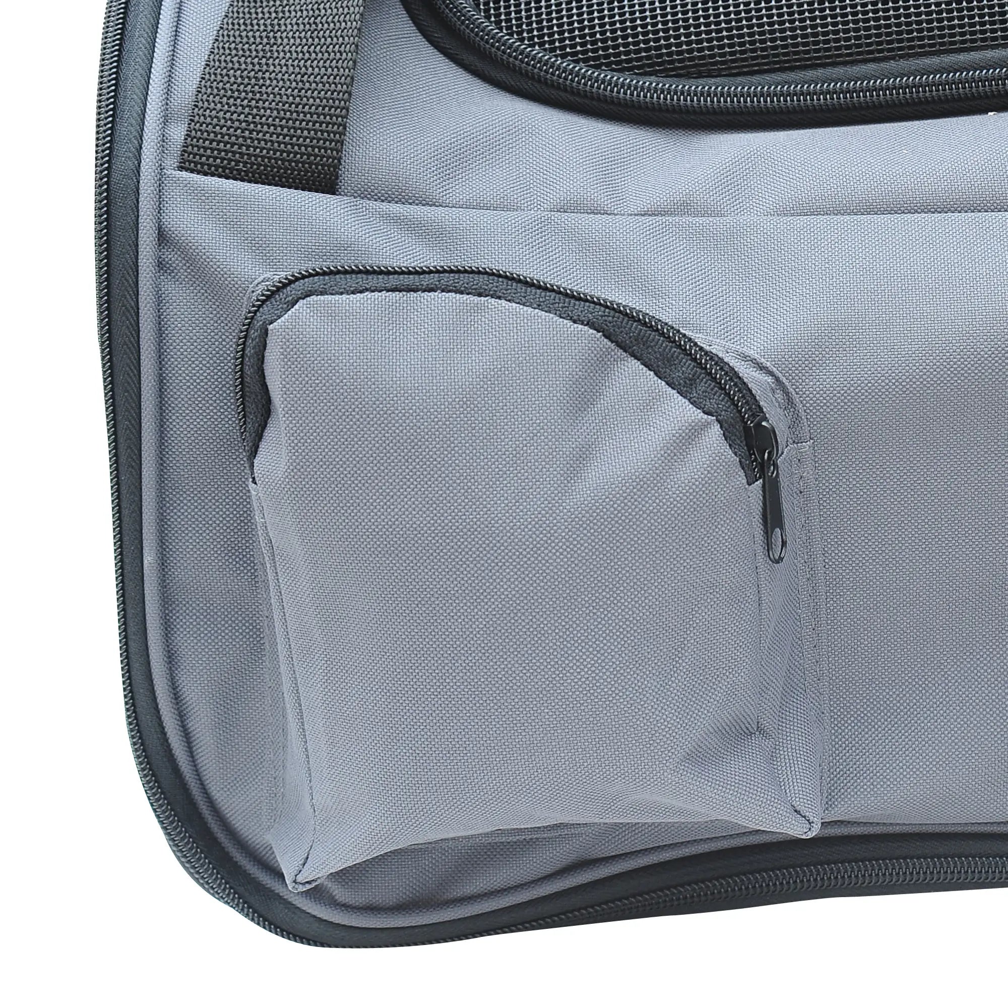PawHut Auto Hundetasche faltbar mit Netzfenster und Seitenfächern
