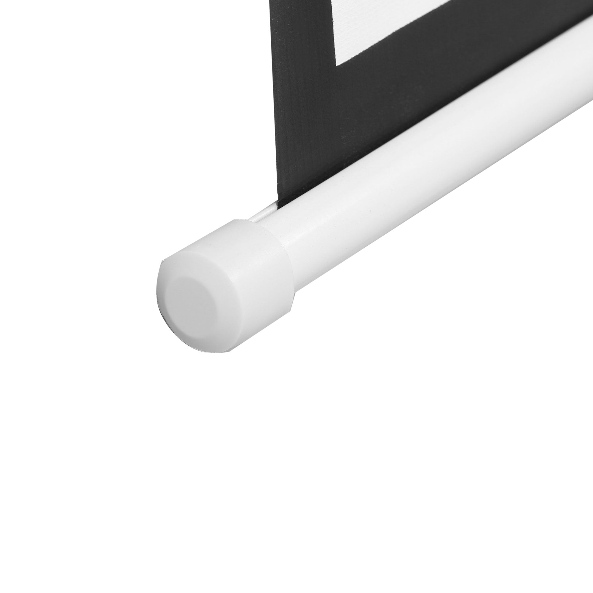 HOMCOM Beamer-Leinwand, 16:9 Format, Fernbedienung, 266 x 149 cm (120 Zoll), Weiß