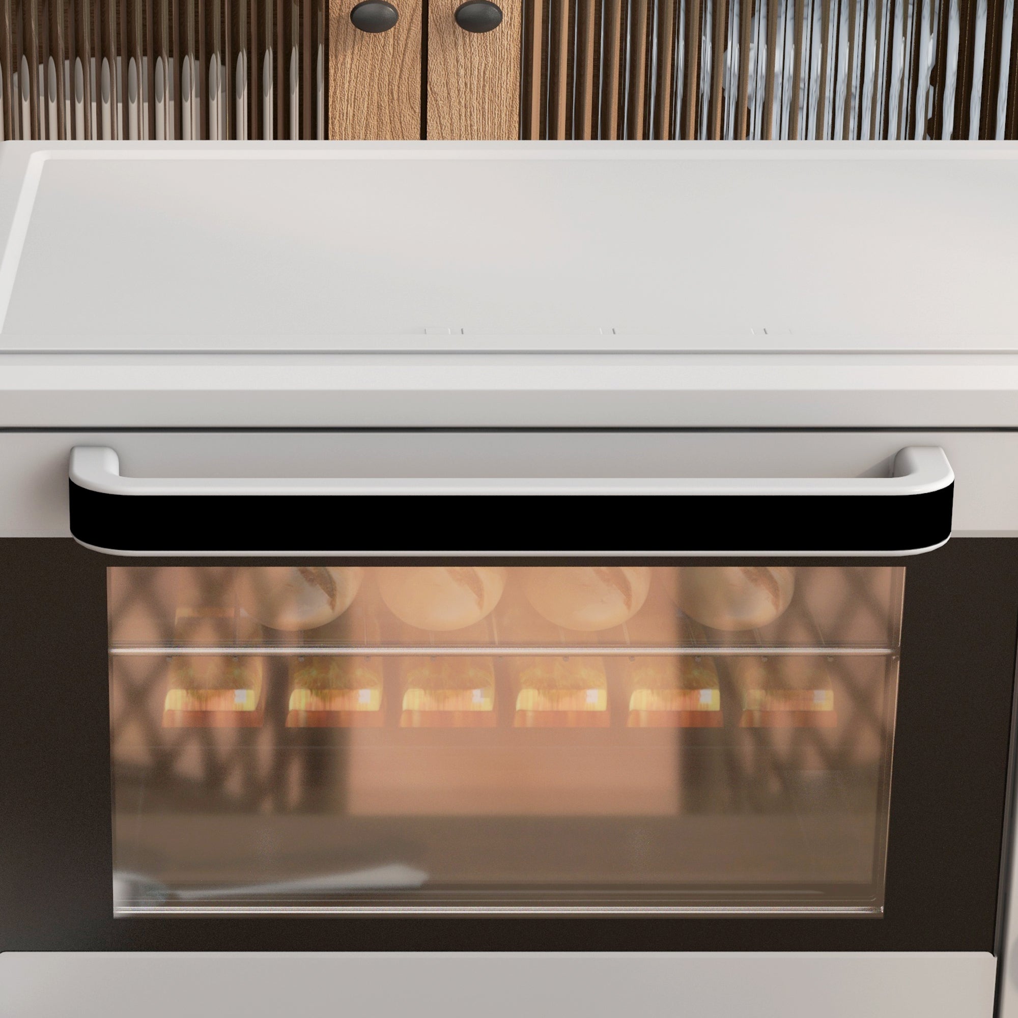 HOMCOM Minibackofen, 21 L Toasterofen mit 1 Drahtgestell und 1 Backblech, 3 Kochmodi, 100 °C-230 °C, Edelstahl, Glas, Silber