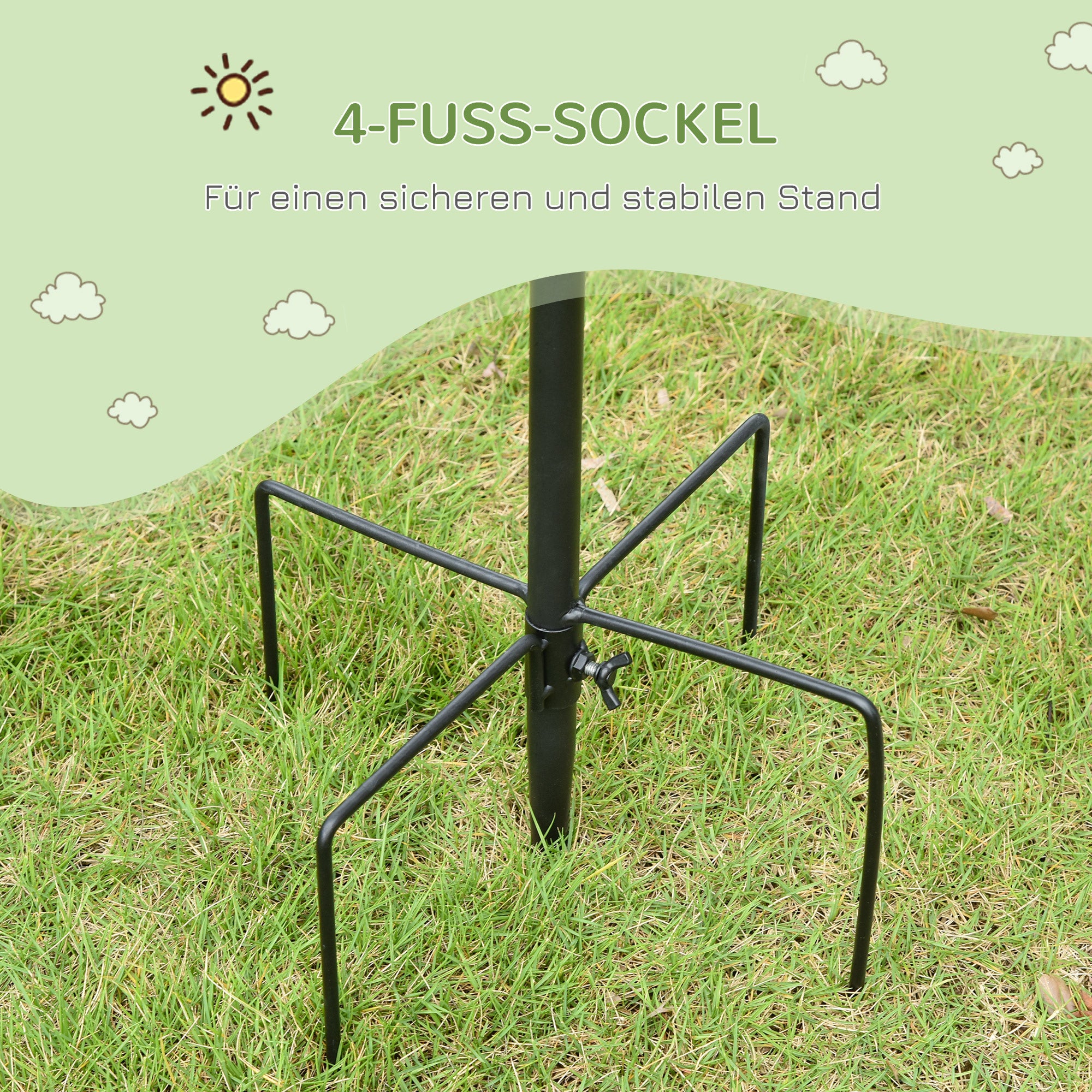 PawHut Vogel Futterstation Set aus Stahl Höhe 208 cm inkl. 4 Haken Vogeltränke Futterteller Vollständiges Futtersäulen Vogelfutterspender Station Schwarz