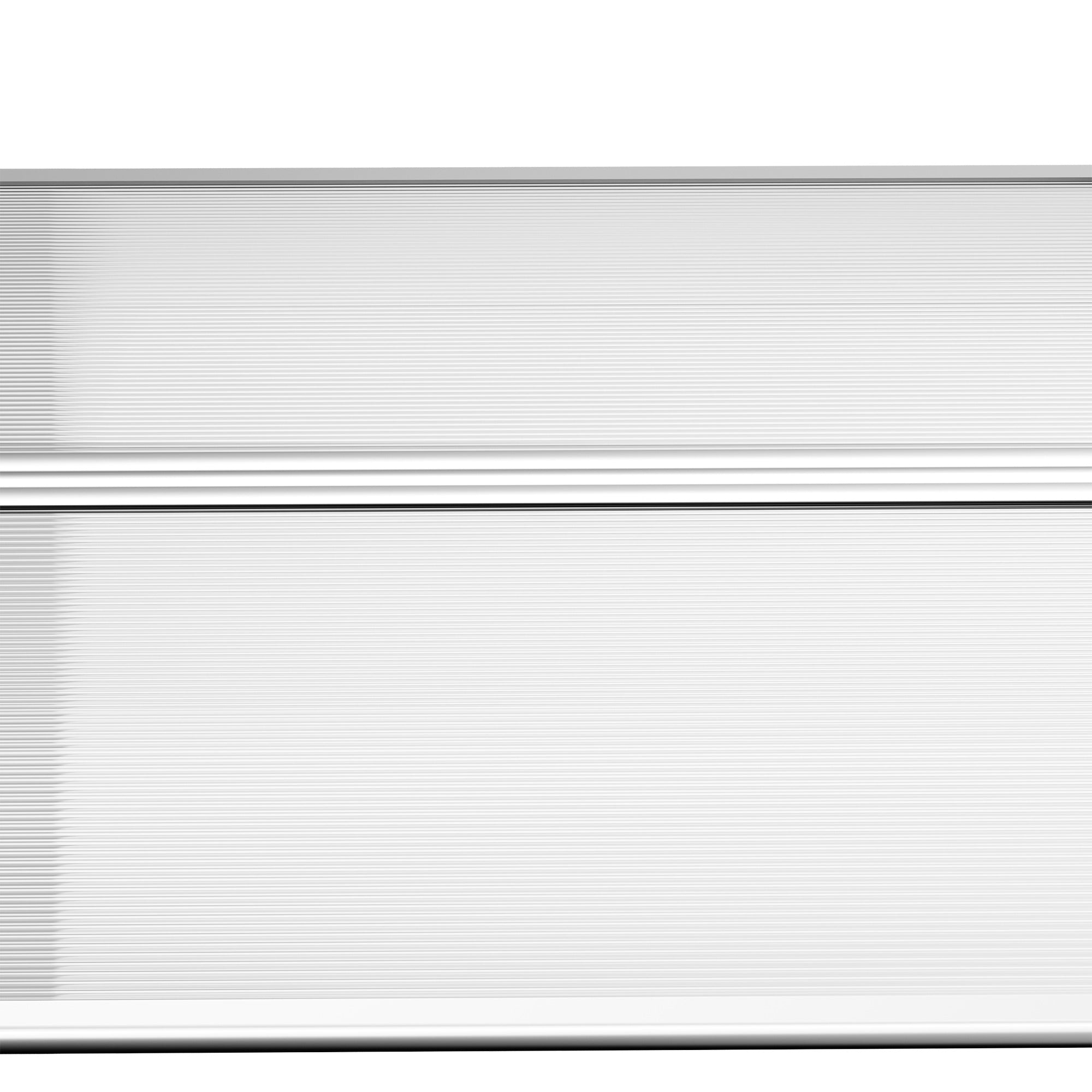Outsunny Vordach Schutzdach, UV-Beständig, Wasserbeständig, 90x150x25cm , Weiß