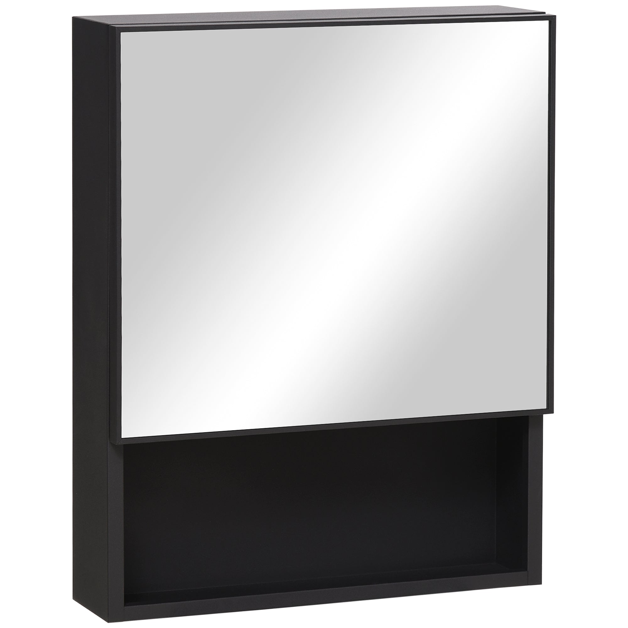 kleankin mirror cabinet stainless steel wall cabinet