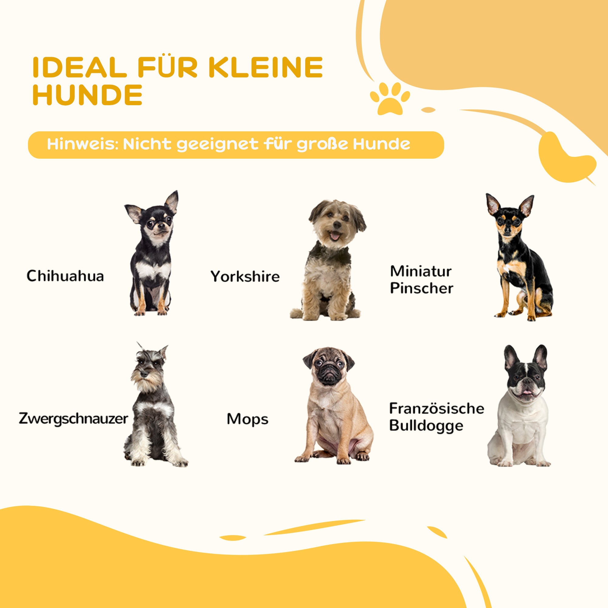 PawHut Hunde-Absperrgitter, 5 Paneele, klappbar, flexibel, Massivholz/MDF, 254,5x29,5x61 cm, Weiß
