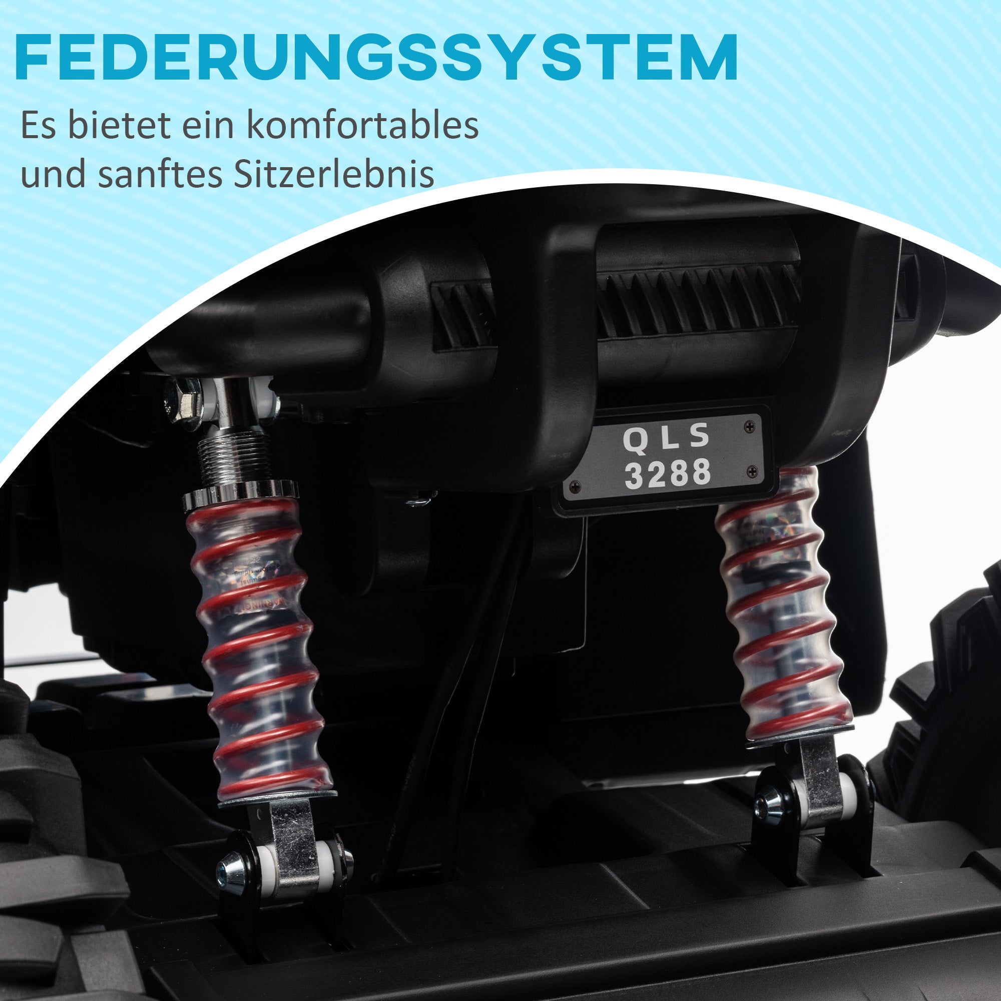 HOMCOM 12V Kinderfahrzeug mit Vorwärts-, Rückwärtsfunktion, MP3-Musikplayer, Scheinwerfer, 3-8 km/h, 3-5 Jahre, Orange
