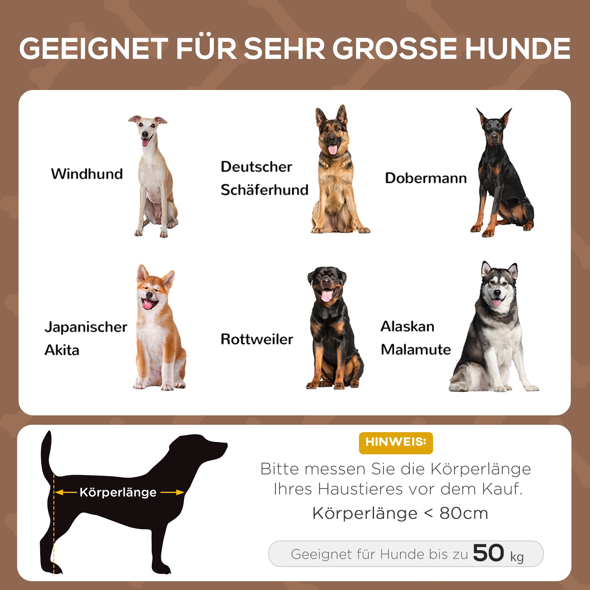 PawHut Erhöhtes Hundebett mit Baldachin, Haustierbett, Hundeliege outdoor mit Dach, Atmungsaktiv, Taftstoff für Camping Kaffee 122 x 92 x 108 cm
