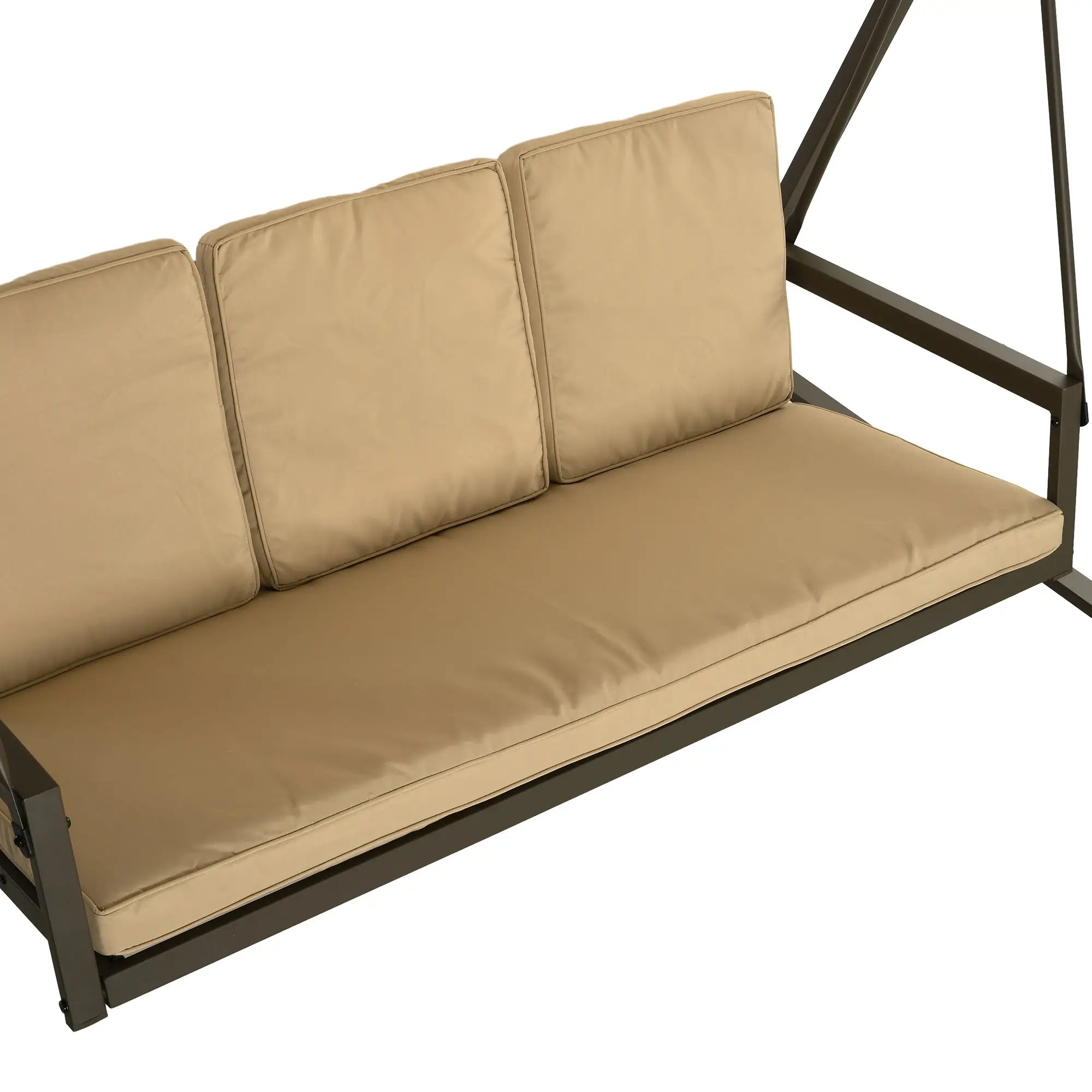 Outsunny 3-Sitzer Hollywoodschaukel Beige